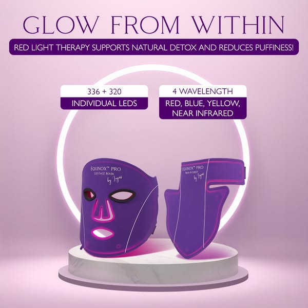 Luyors Meta advert for an LED face mask