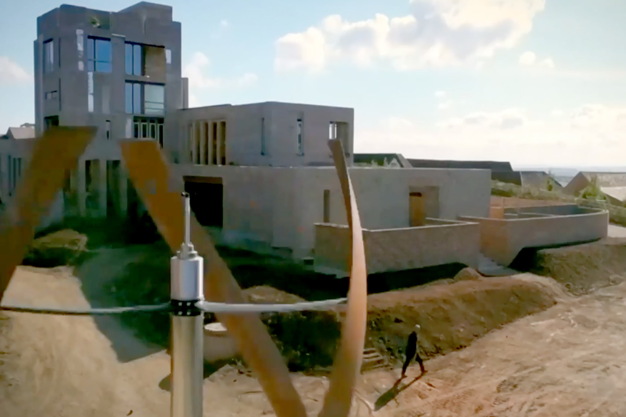 The 21st-century castle is now on sale for £7.9m and has been described as a ‘vanity project’