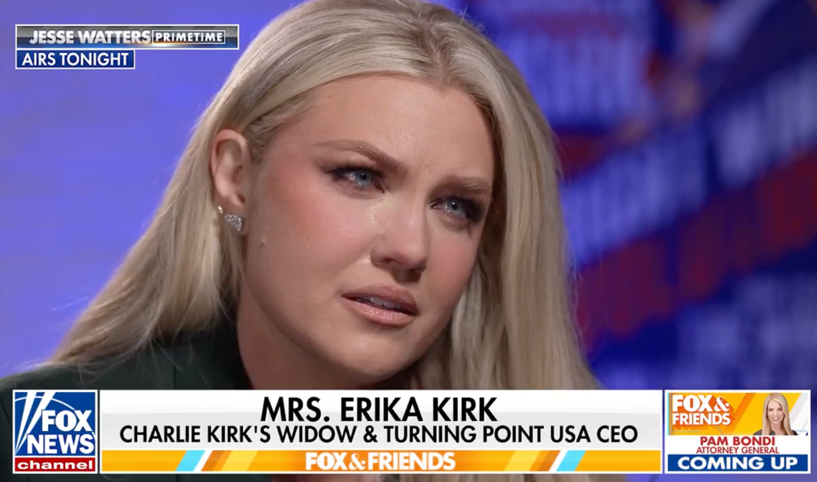 Erika Kirk said ‘it’s not healthy’ to spread theories on her husband’s death like many have