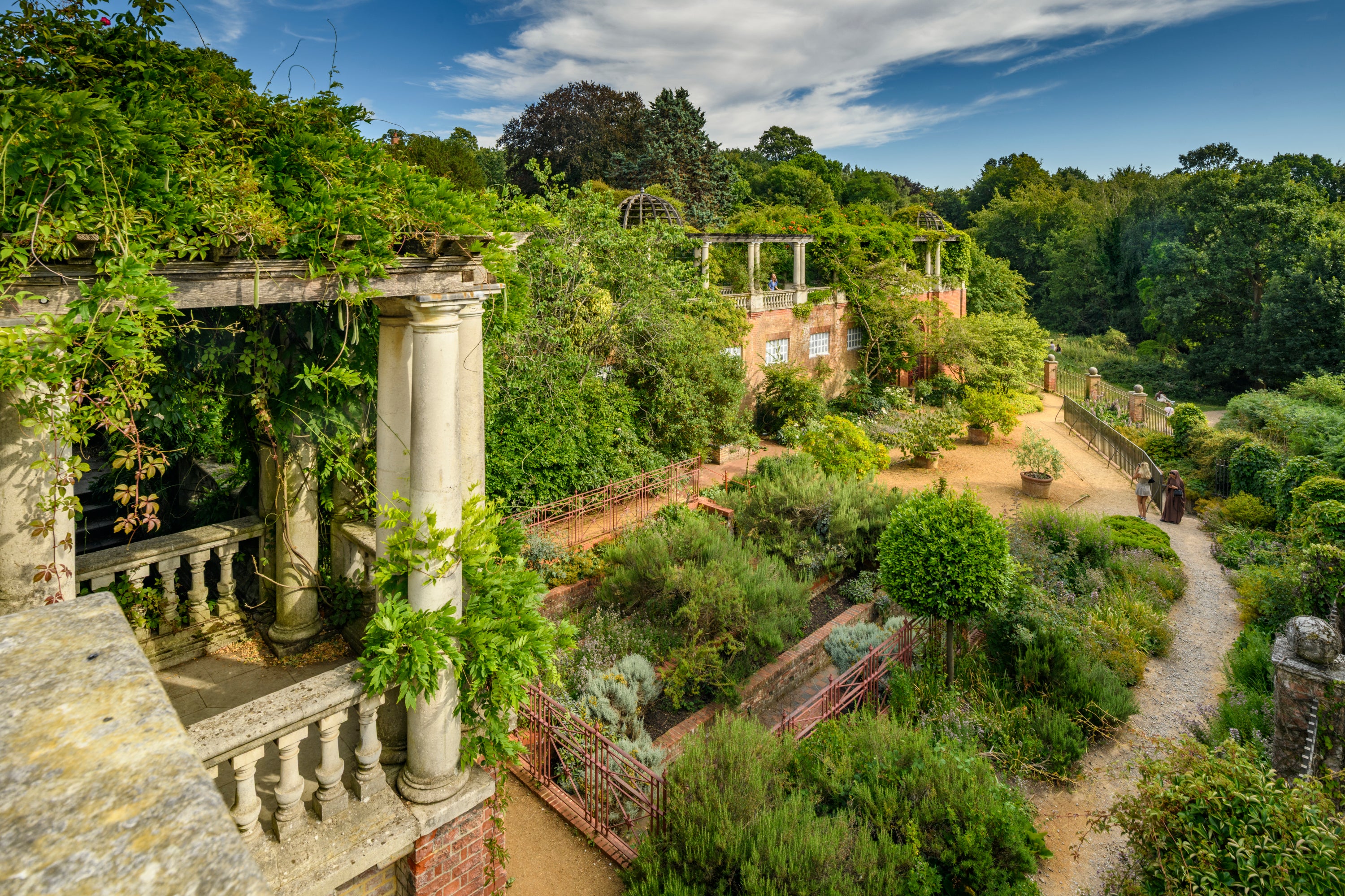 The Hill Garden Pergola, Hampstead Heath, has been added to the at-risk register