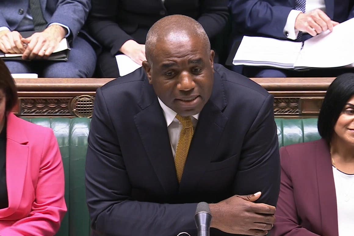 David Lammy stood in for Keir Starmer at PMQs on Wednesday