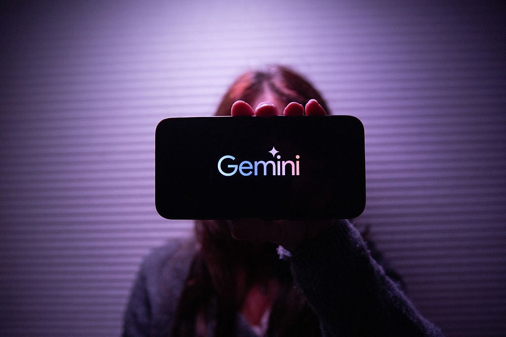 A phone displaying Google s Gemini artificial intelligence logo in Brittany, France on 7 June 2025