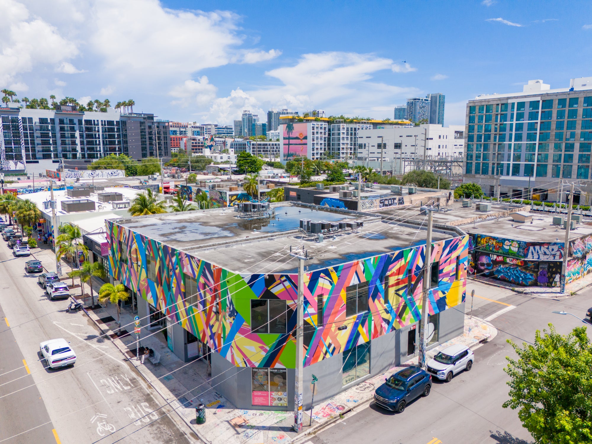 Wynwood, just north of downtown Miami, is a vast open-air art gallery