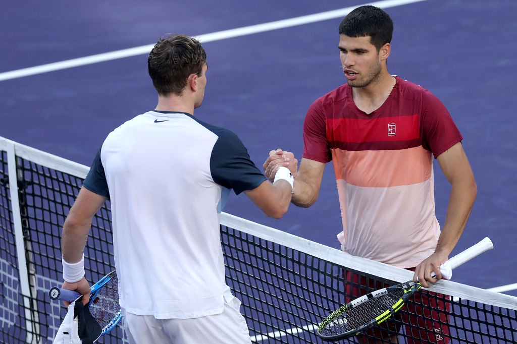 Draper defeated Alcaraz in March on his way to winning the biggest title of his career at Indian Wells