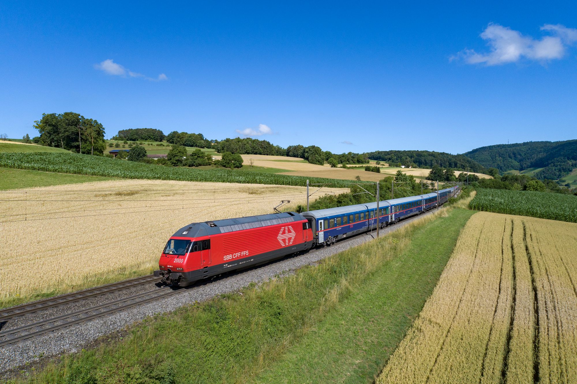 There are three classes to choose from on SBB’s EuroNight trains