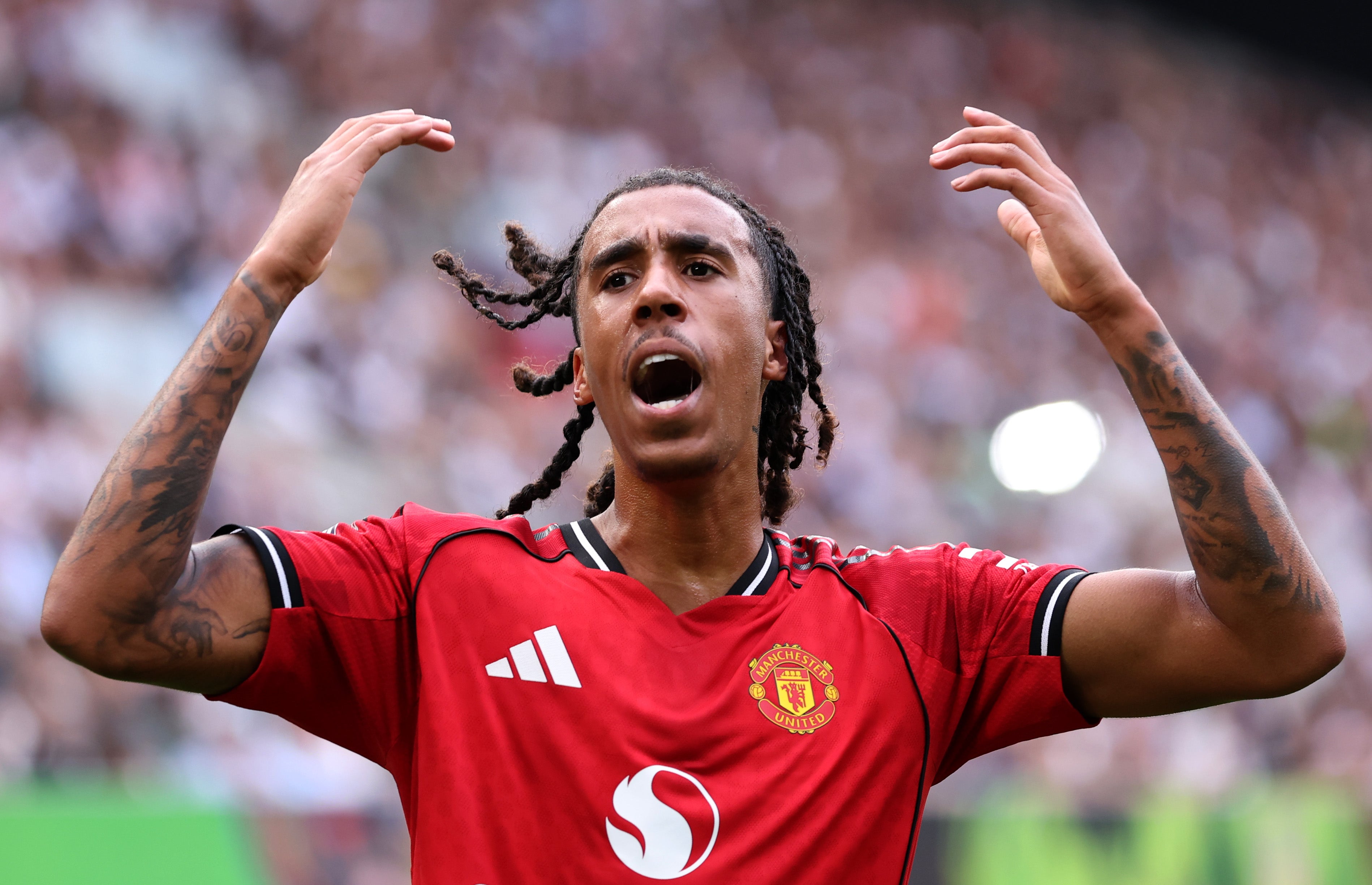 Yoro joined Manchester United from Lille for a fee of £52m in 2024