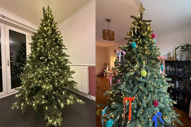 Balsam Hill Vermont white spruce tester photo