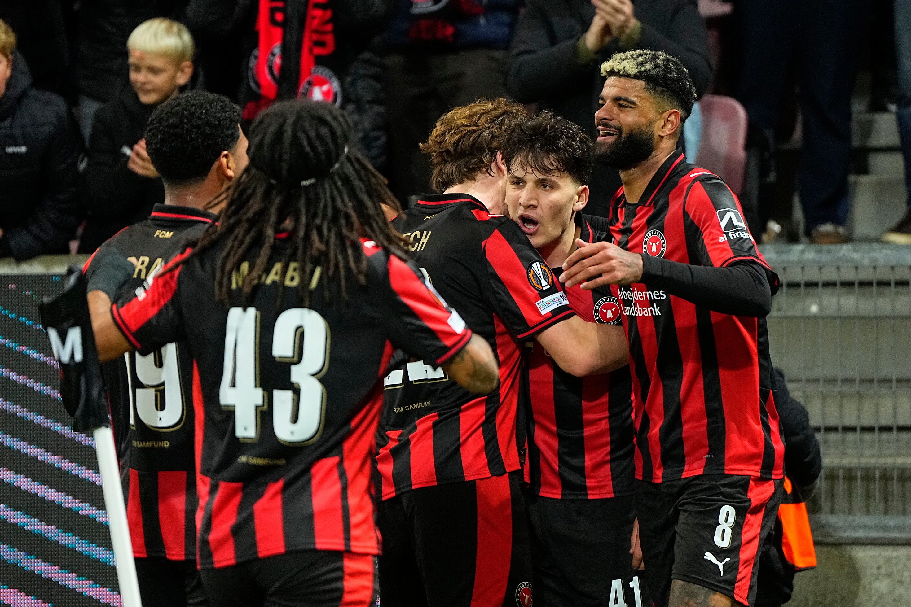 Celtic were well beaten by FC Midtjylland (Bo Amstrup/AP).