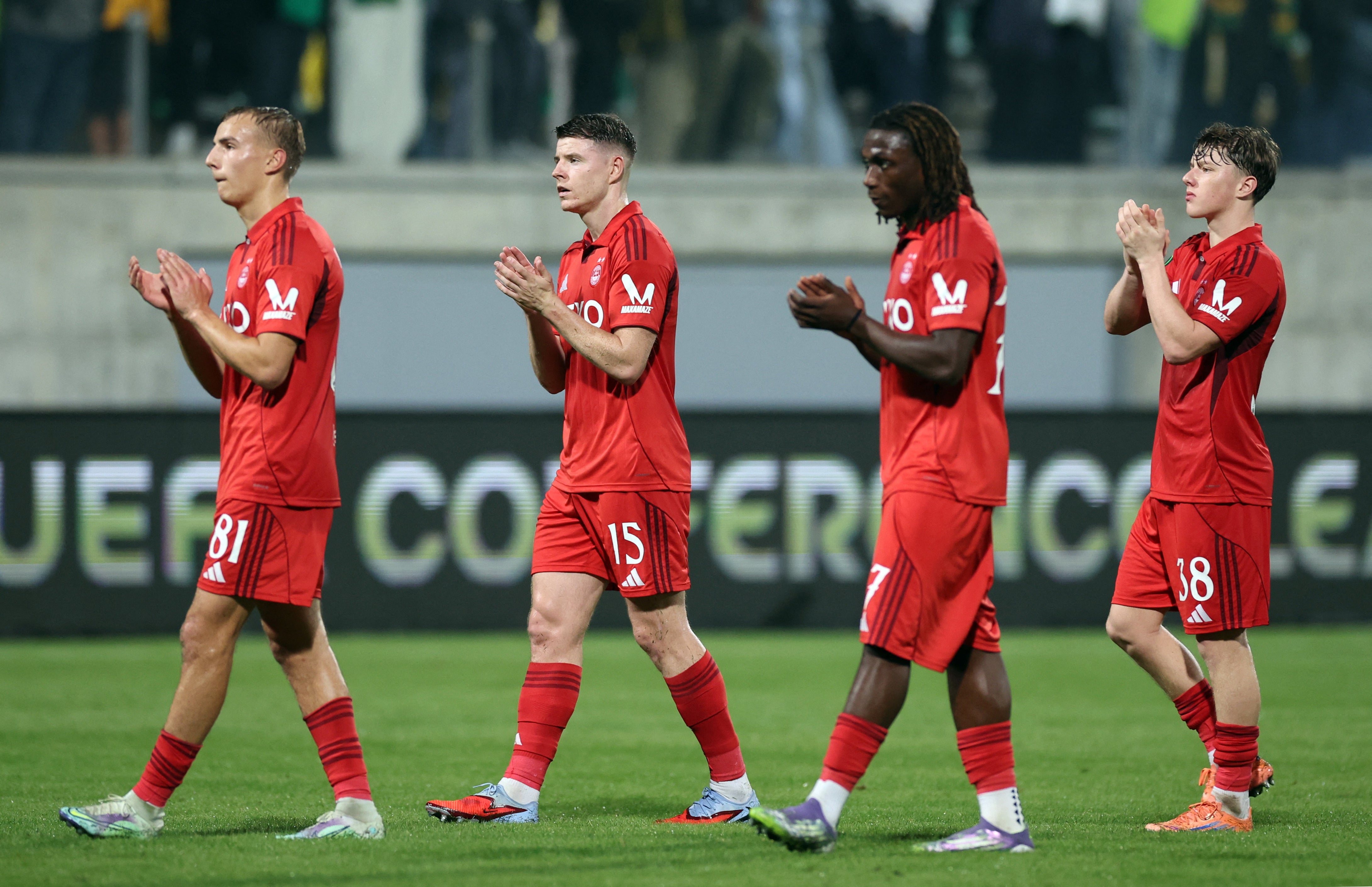 Aberdeen have recorded their first point of the Conference League campaign