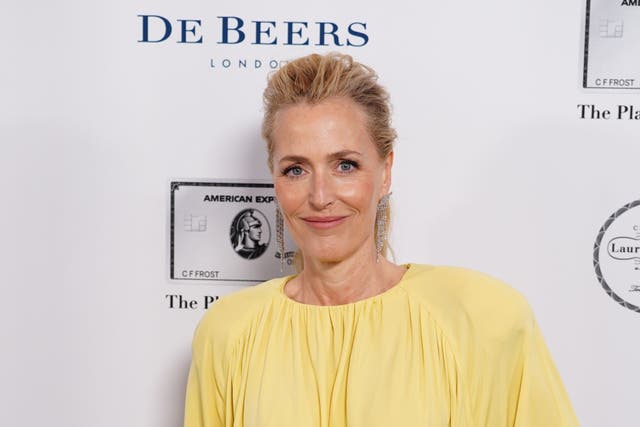Gillian Anderson says the Seventies might be her new ‘favourite’ decade for fashion (Ian West/PA)