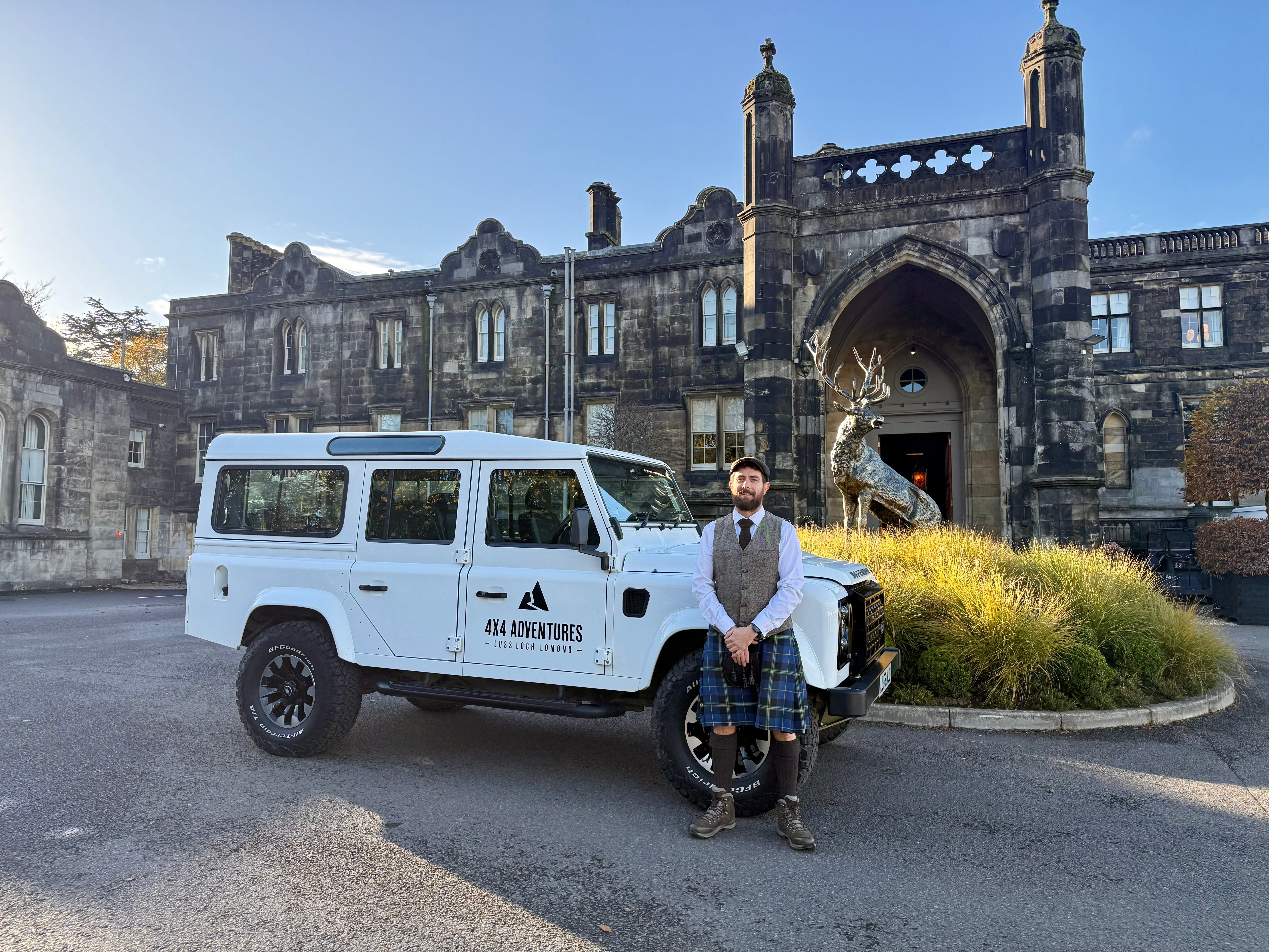 Mar Hall offers off-roading experiences with Scottish 4x4 Adventures