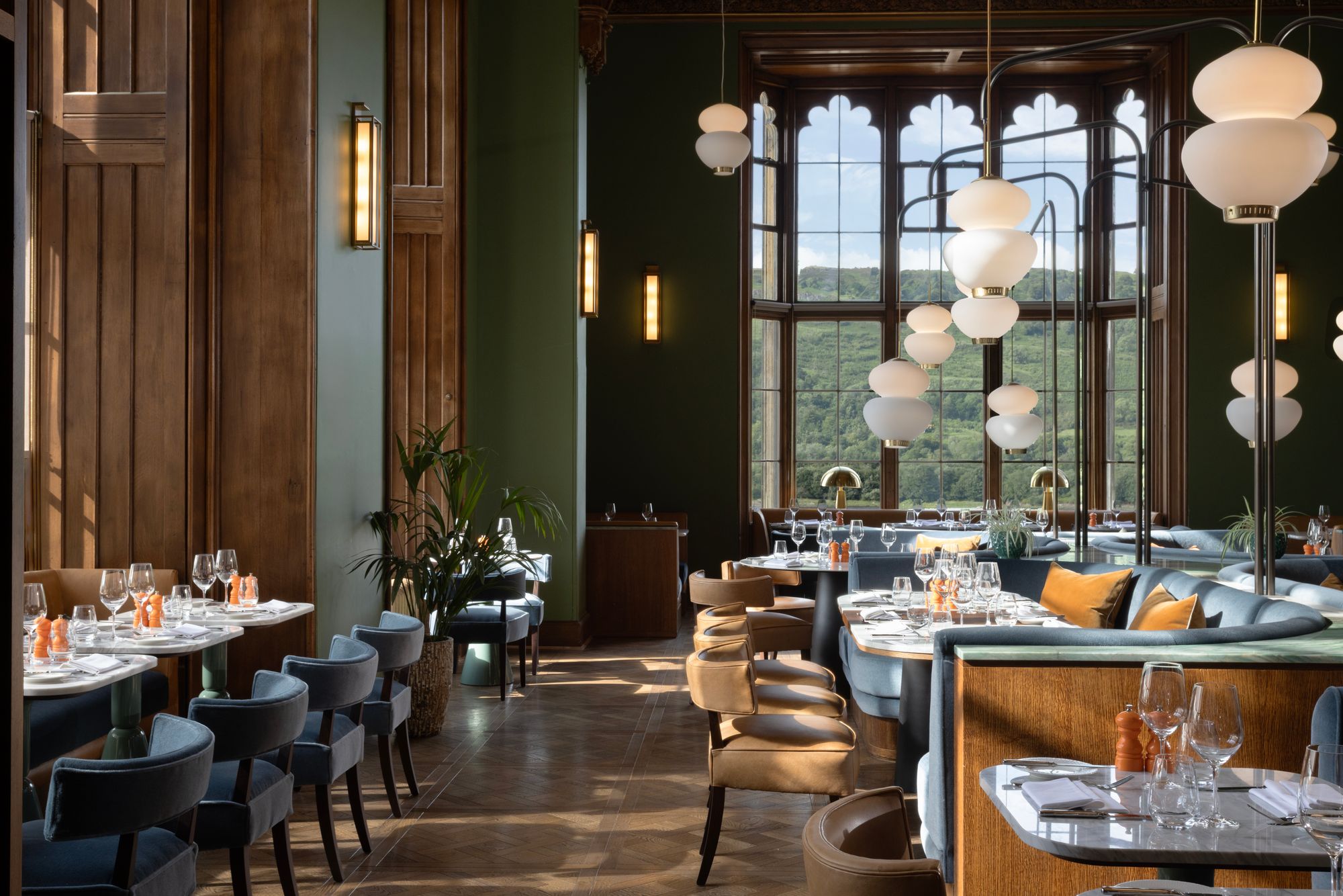 Locally sourced produce is a priority in the Dining Room