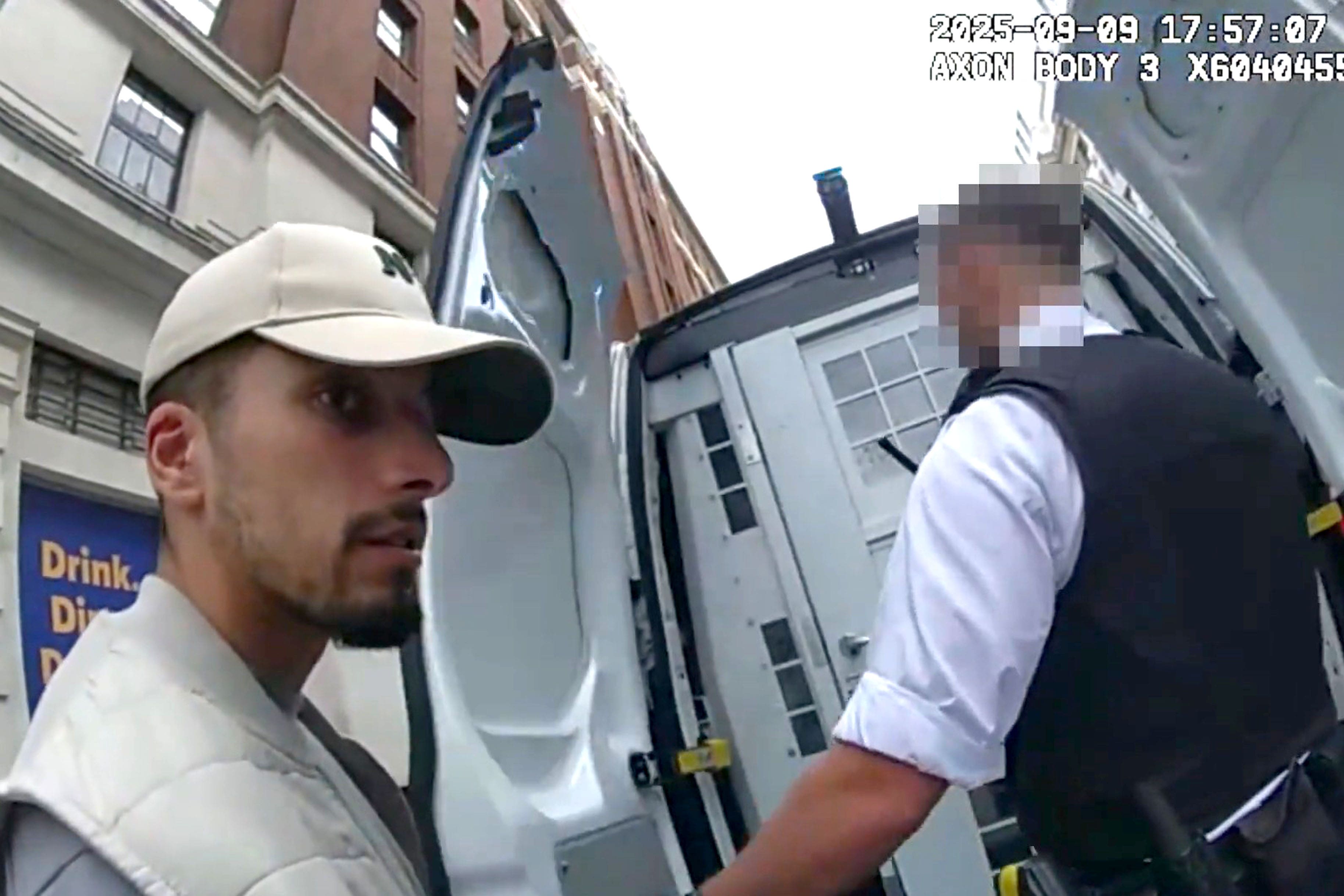 The arrest of 24-year-old Algerian national Brahim Kaddour Cherif who has been released in error (Met Police)