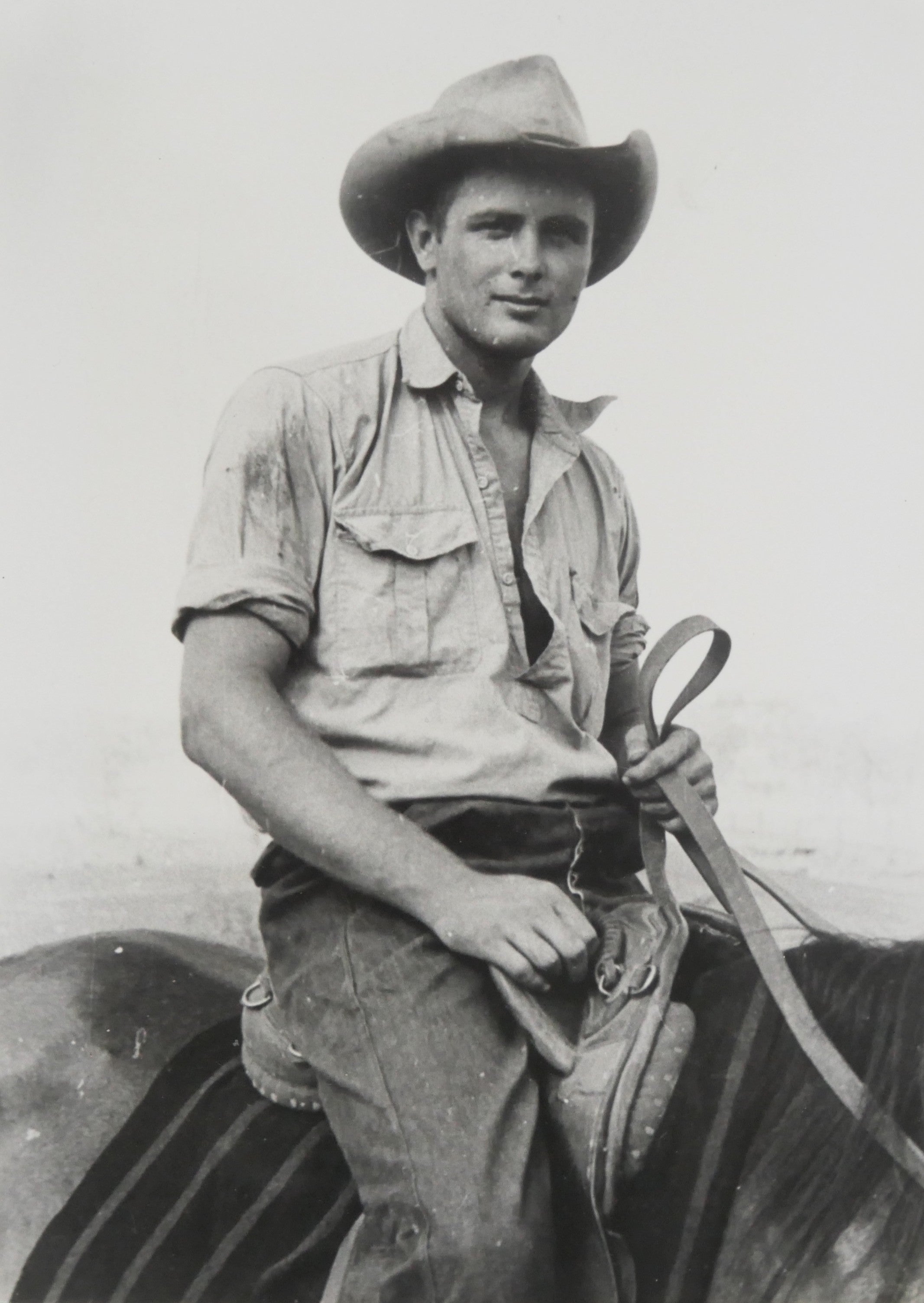 Malcolm Cuthbertson in the Northern Territory, Australia, in 1960