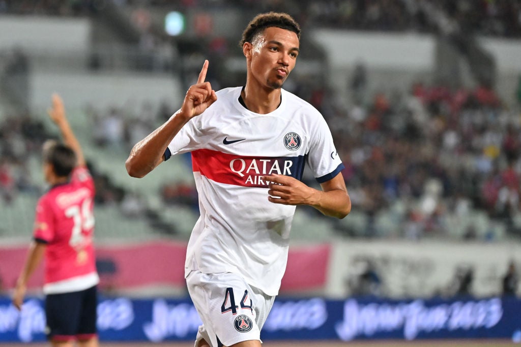 Hugo Ekitike was aided by lessons from the superstar front trio that kept him out of the PSG team