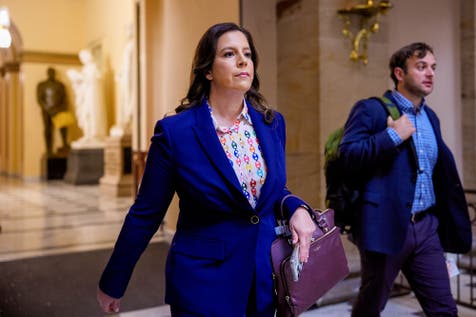 <p>Citing a desire to prioritize her family, Stefanik said Friday that it was ‘not an effective use of our time’ to remain in what was anticipated to be a challenging Republican primary</p>