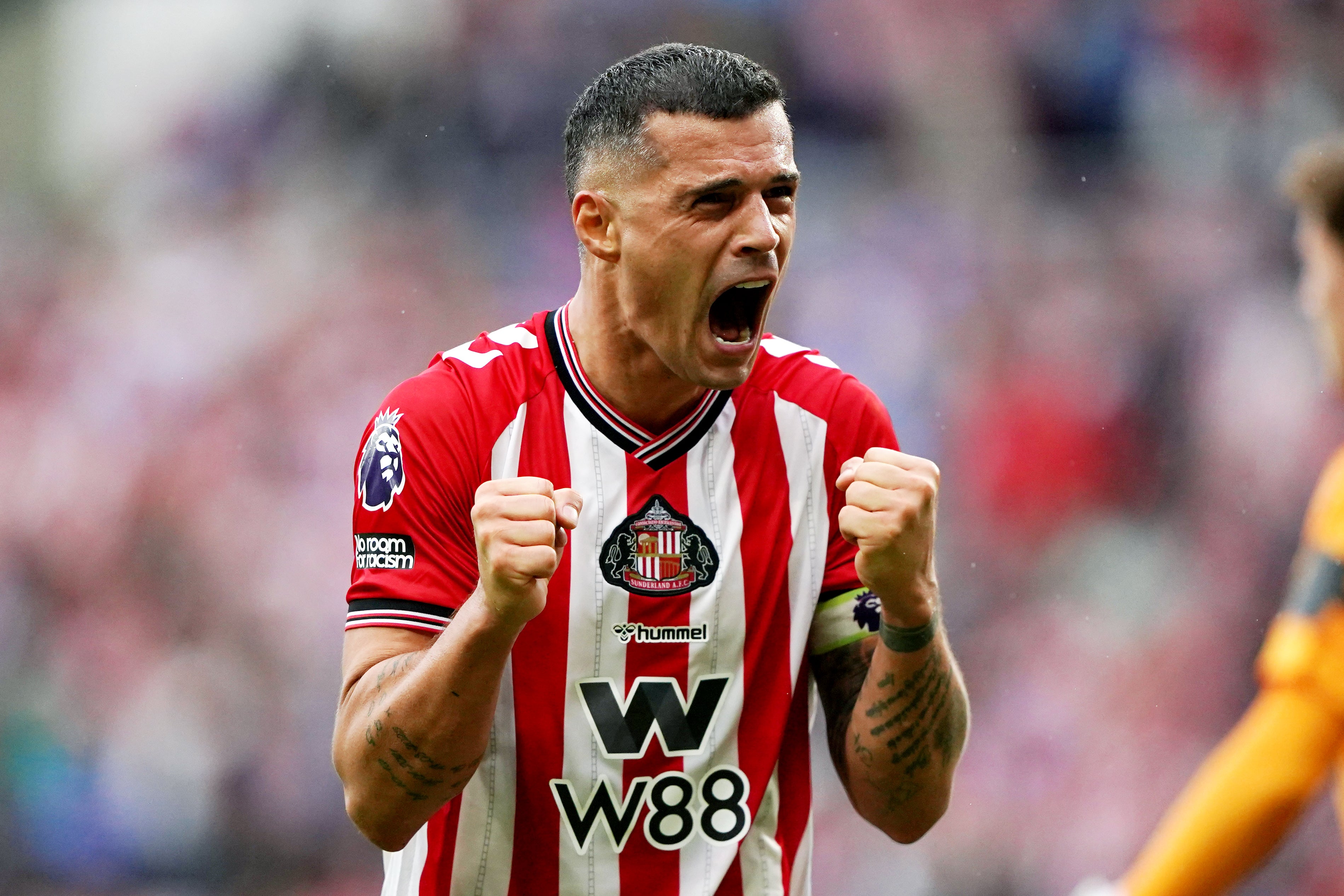 Granit Xhaka has starred for Sunderland this season (Owen Humphreys/PA)