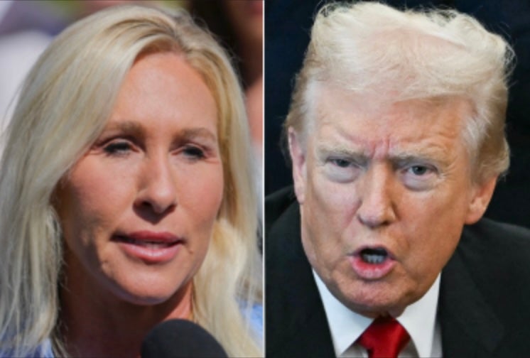 President Donald Trump has escalated his feud with MAGA firebrand Marjorie Taylor Greene, blasting her as a ‘traitor’