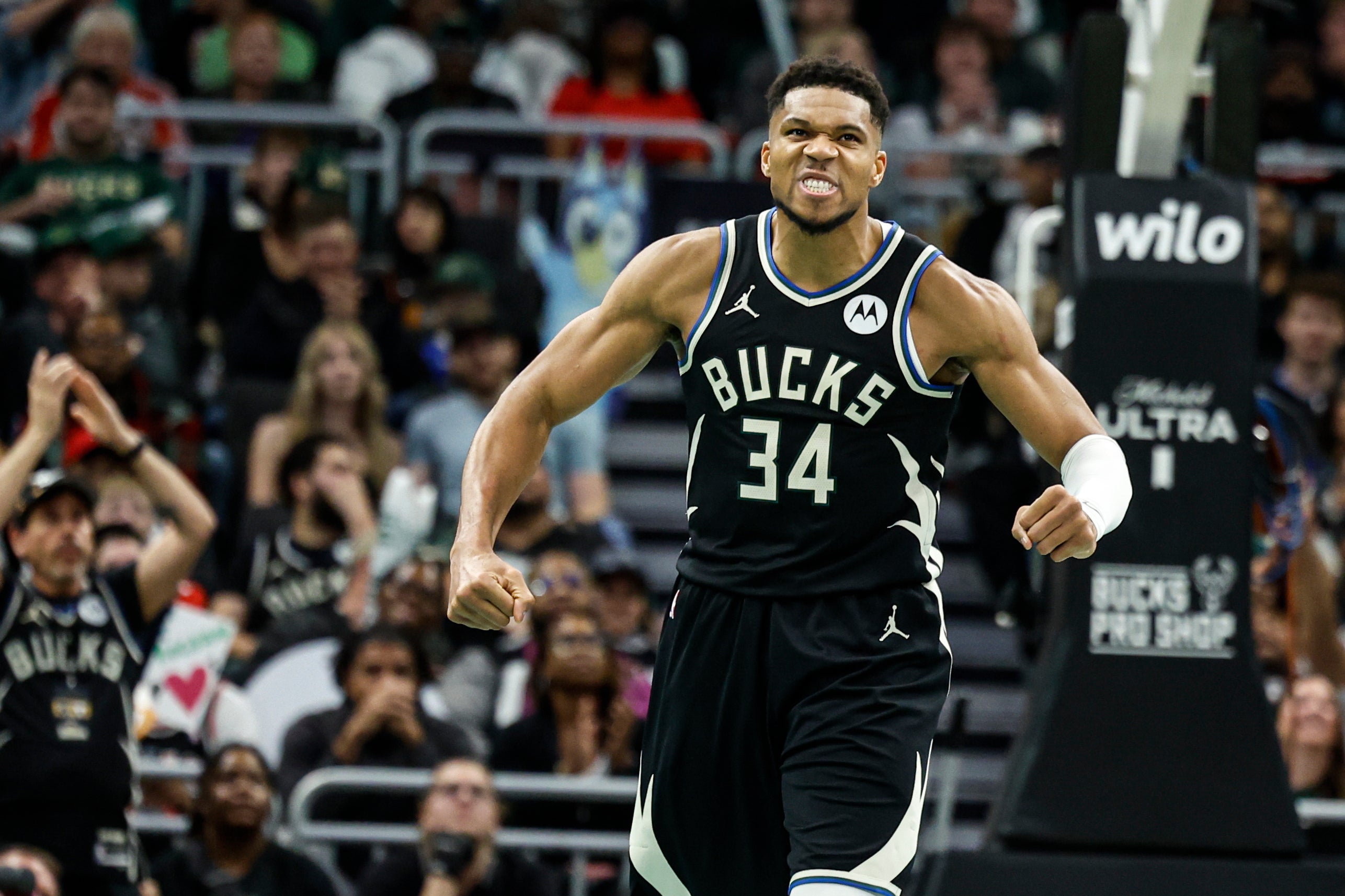 Giannis Antetokounmpo suffered an injury setback on Monday night