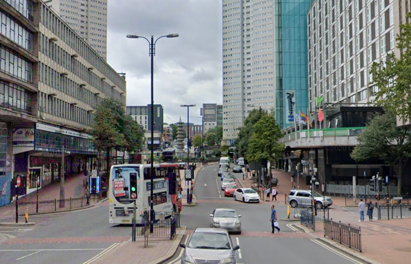 Police were called to Smallbrook Queensway in Birmingham