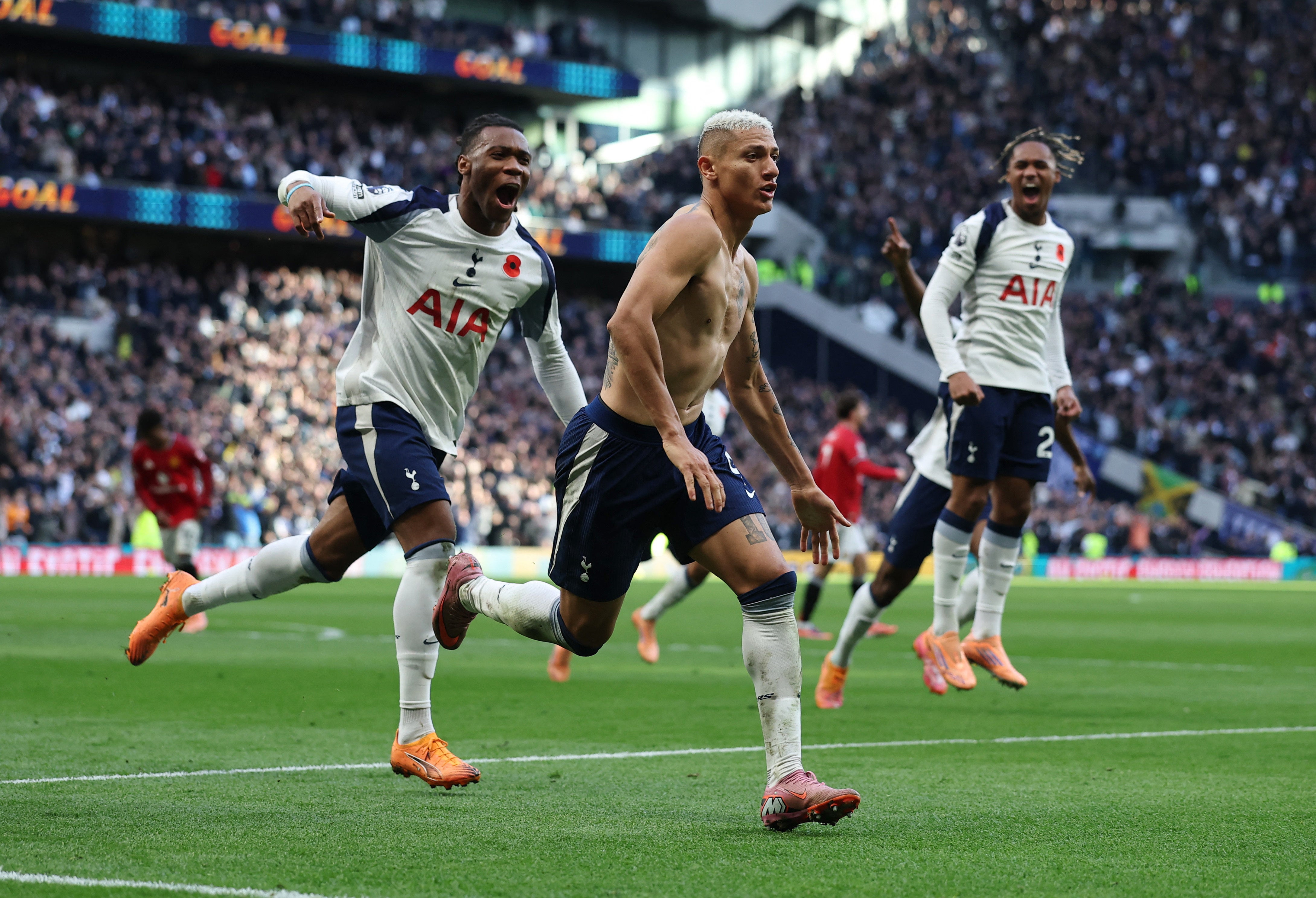 Richarlison thought he’d won it when he flicked home in the 91st minute