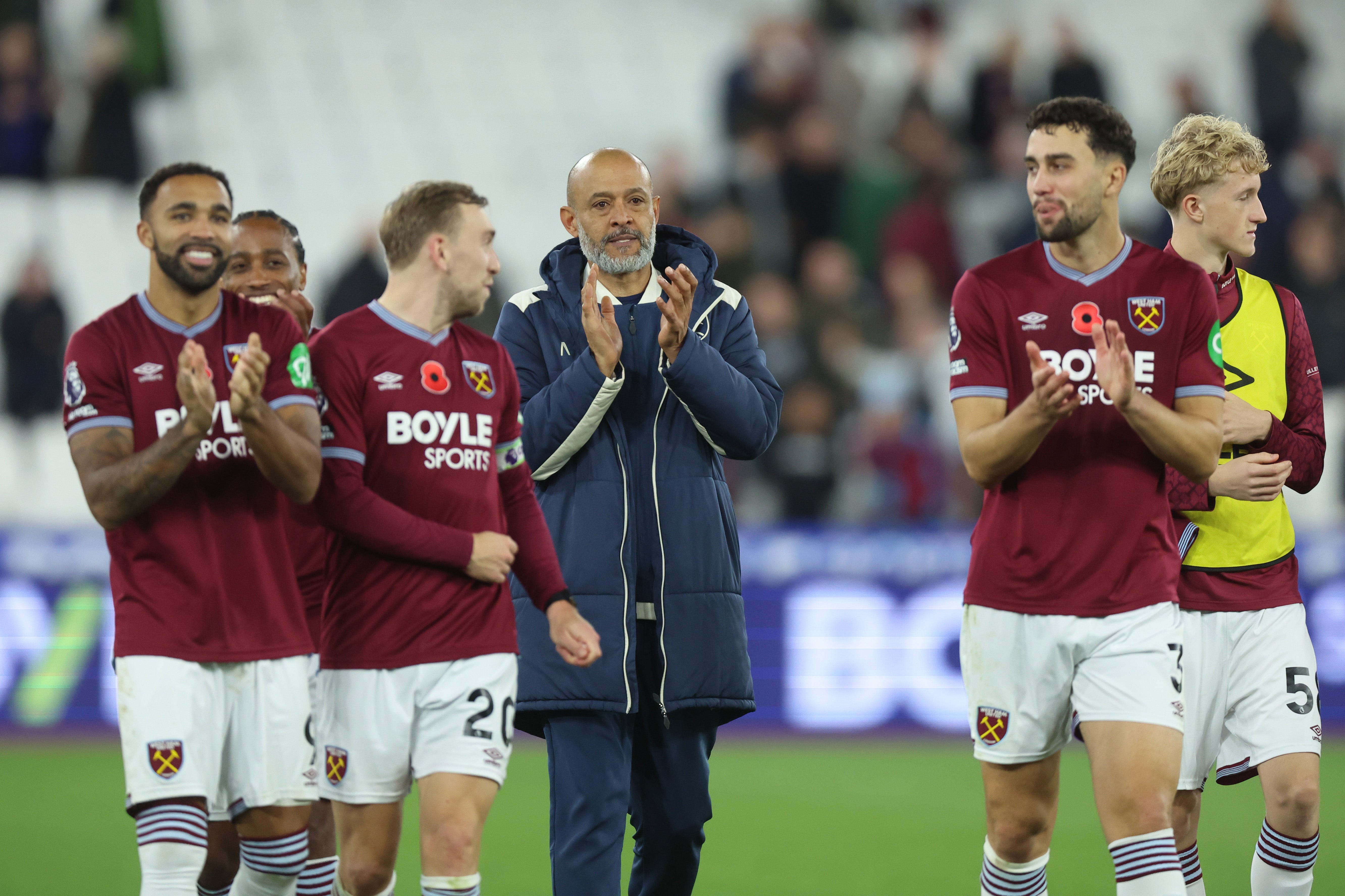 West Ham saw off fellow strugglers Burnley