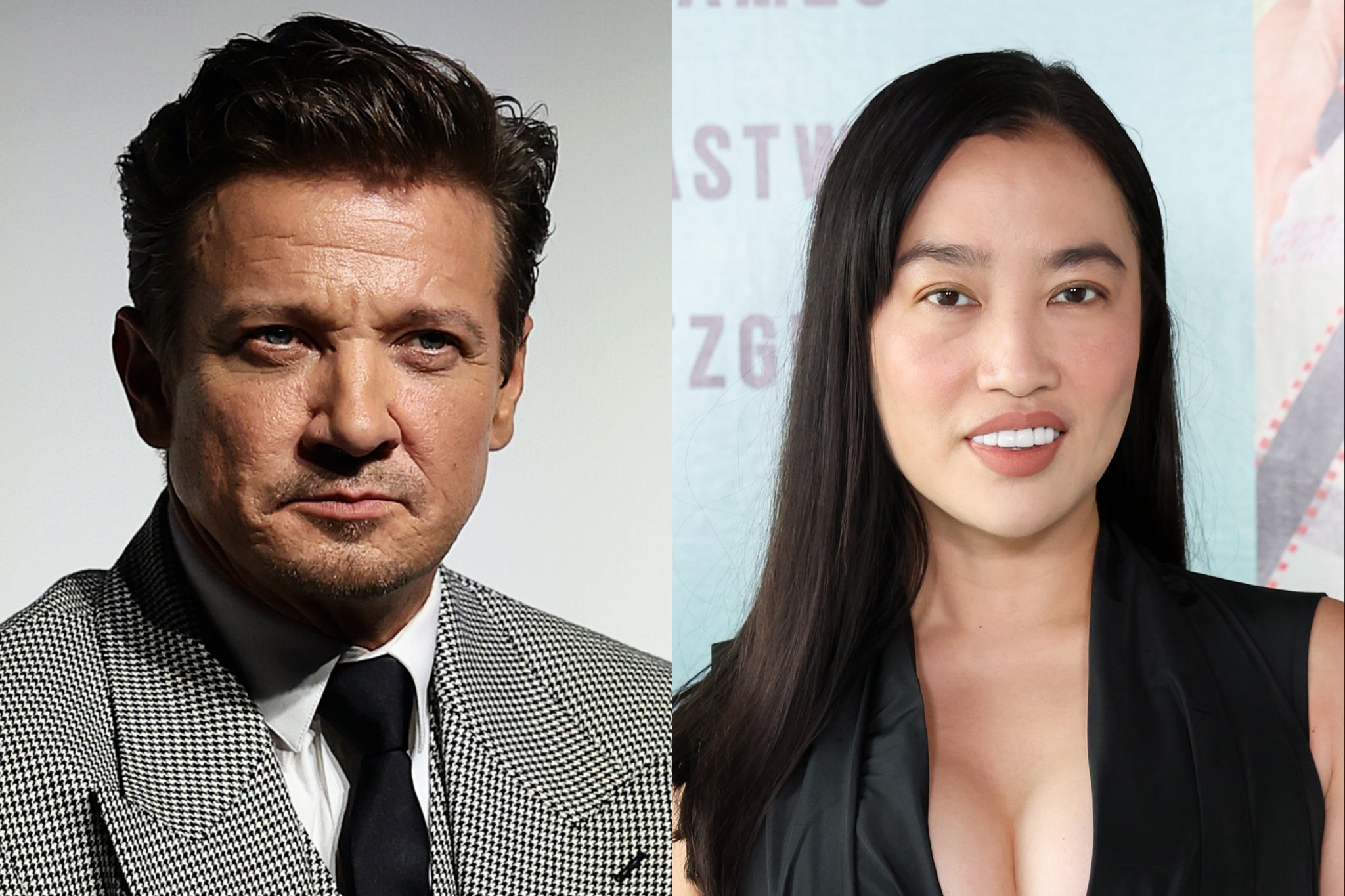 Jeremy Renner has denied he sent an unsolicited image of himself to Chinese filmaker Yi Zhou.