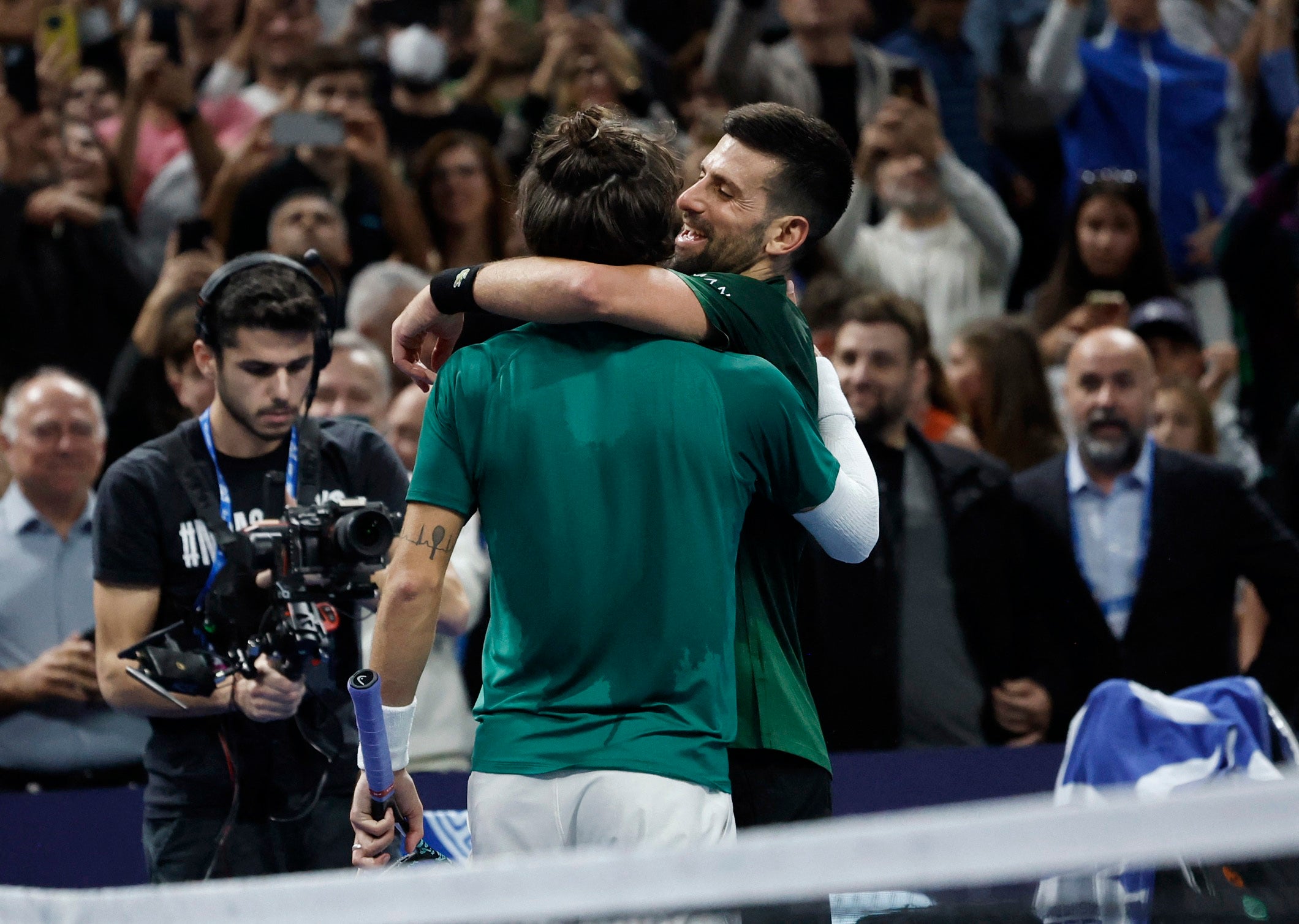 Djokovic had denied Musetti a place in the ATP Finals, but he then withdrew