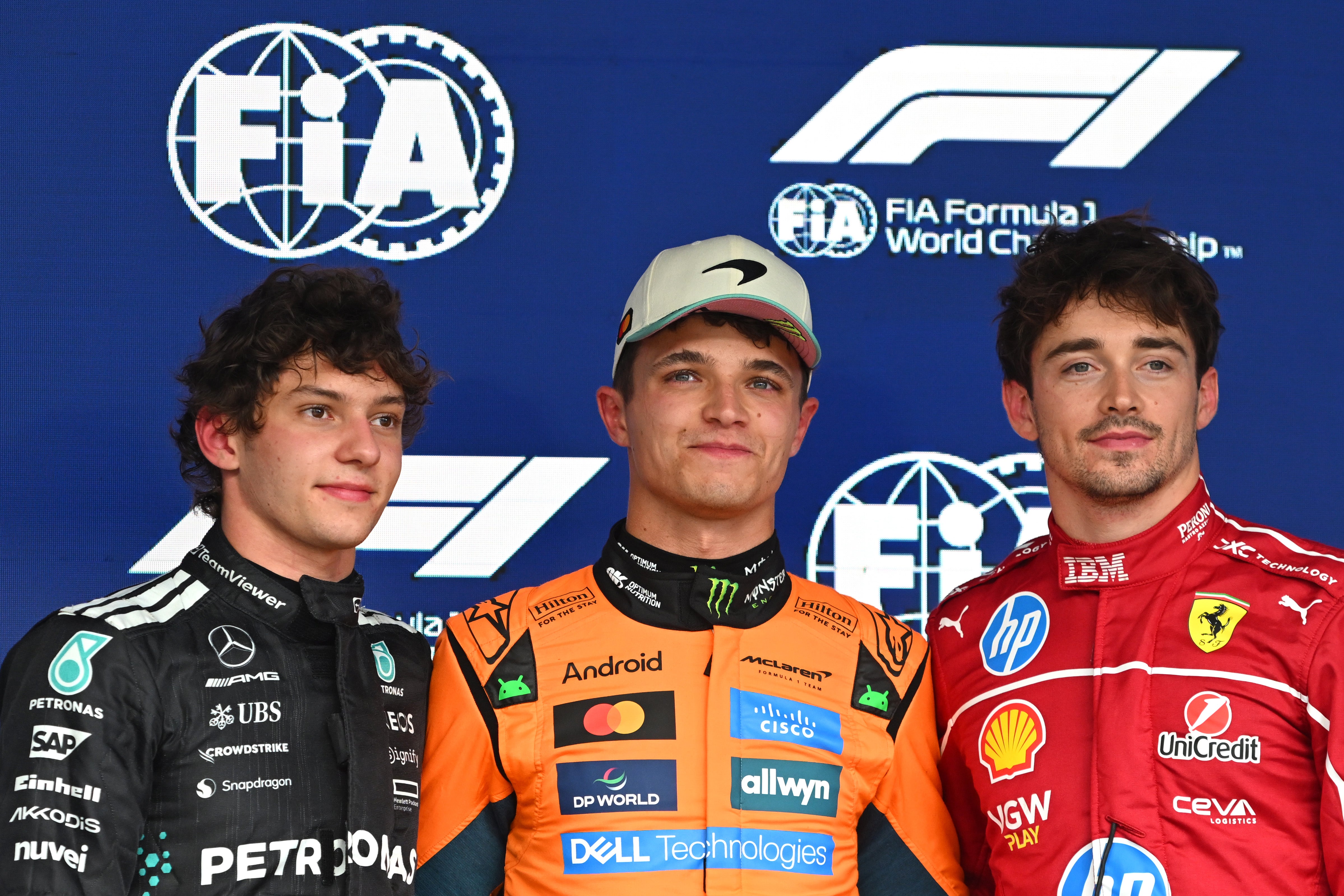 Lando Norris took pole position in Brazil