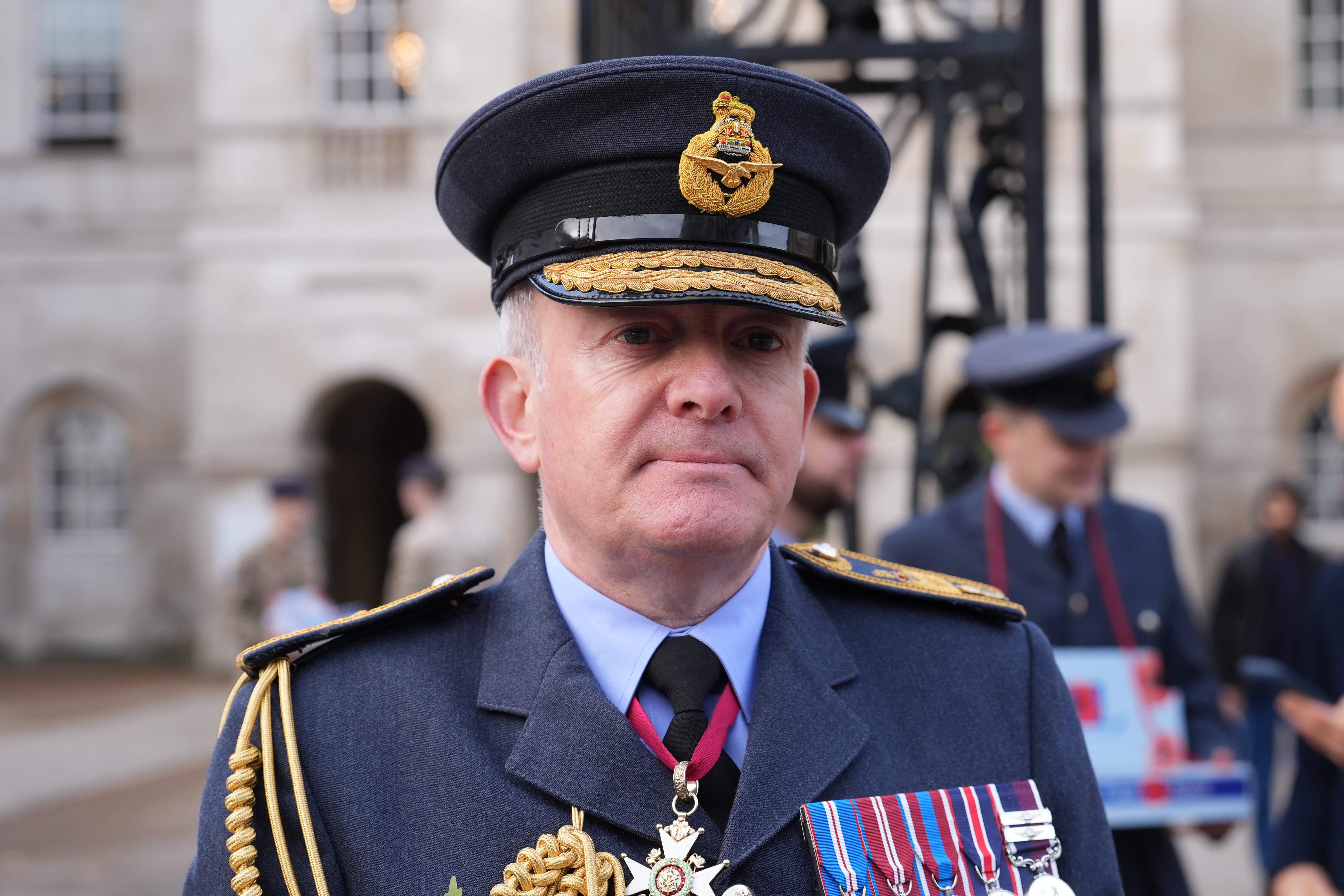 Chief of the Defence Staff Sir Richard Knighton confirmed the deployment (Lucy North/PA)