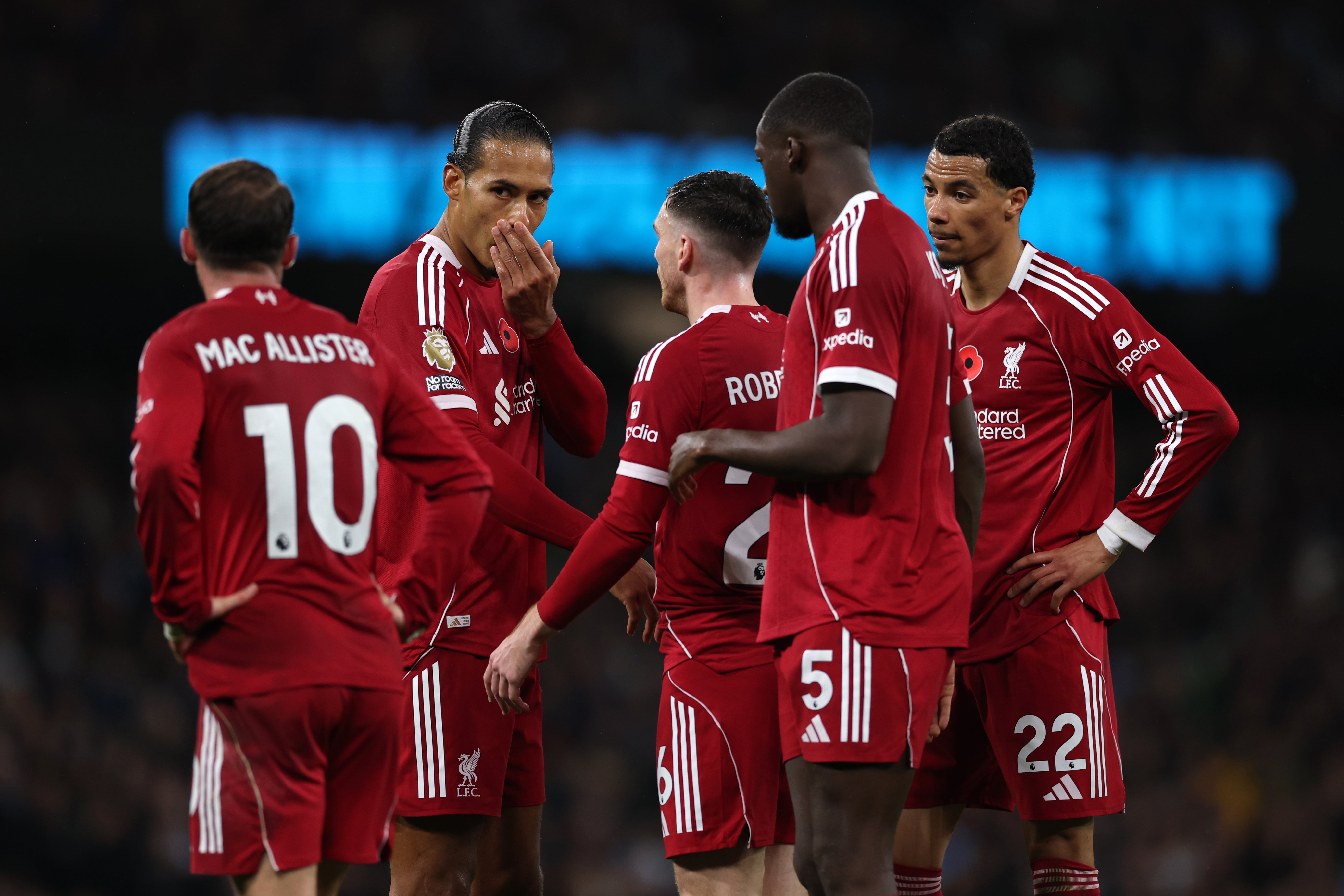 Virgil van Dijk admitted Liverpool are experiencing a ‘difficult season’