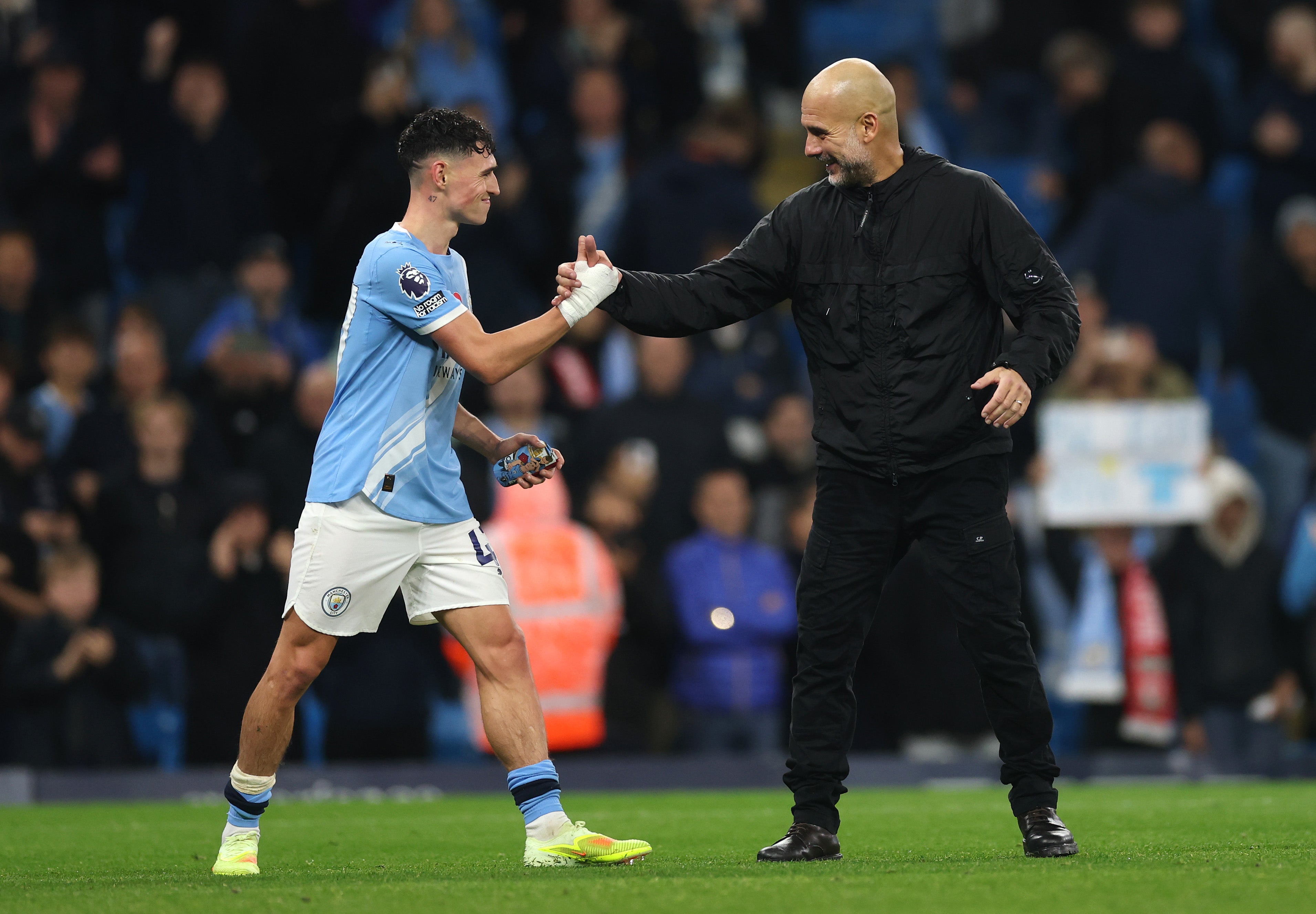 Pep Guardiola has a younger squad, including 25-year-old Phil Foden at his disposal this season
