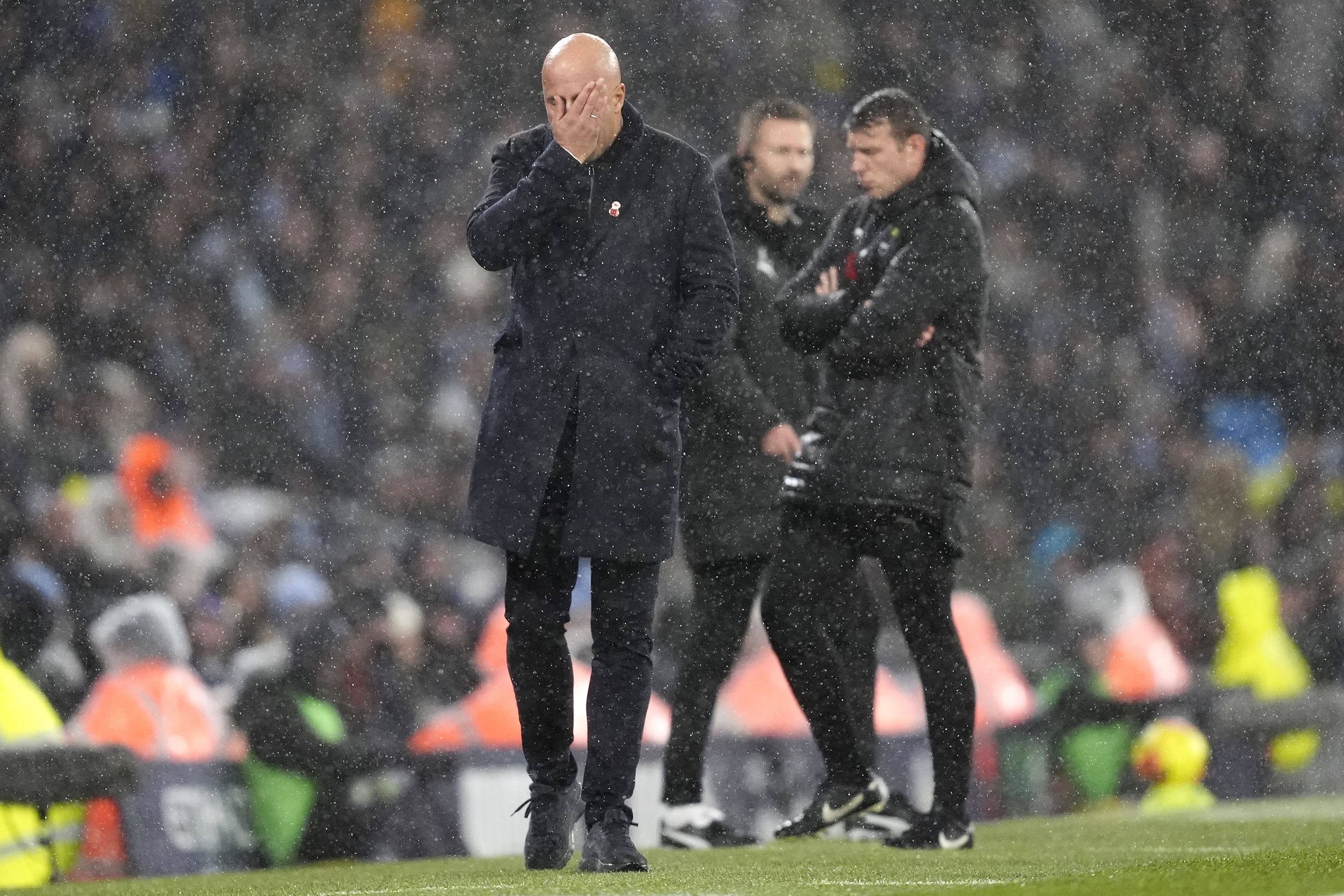 Liverpool manager Arne Slot believes his side’s equaliser should not ahve been ruled out (Nick Potts/PA)