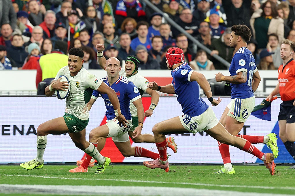 South Africa condemned France to their fourth defeat in a row