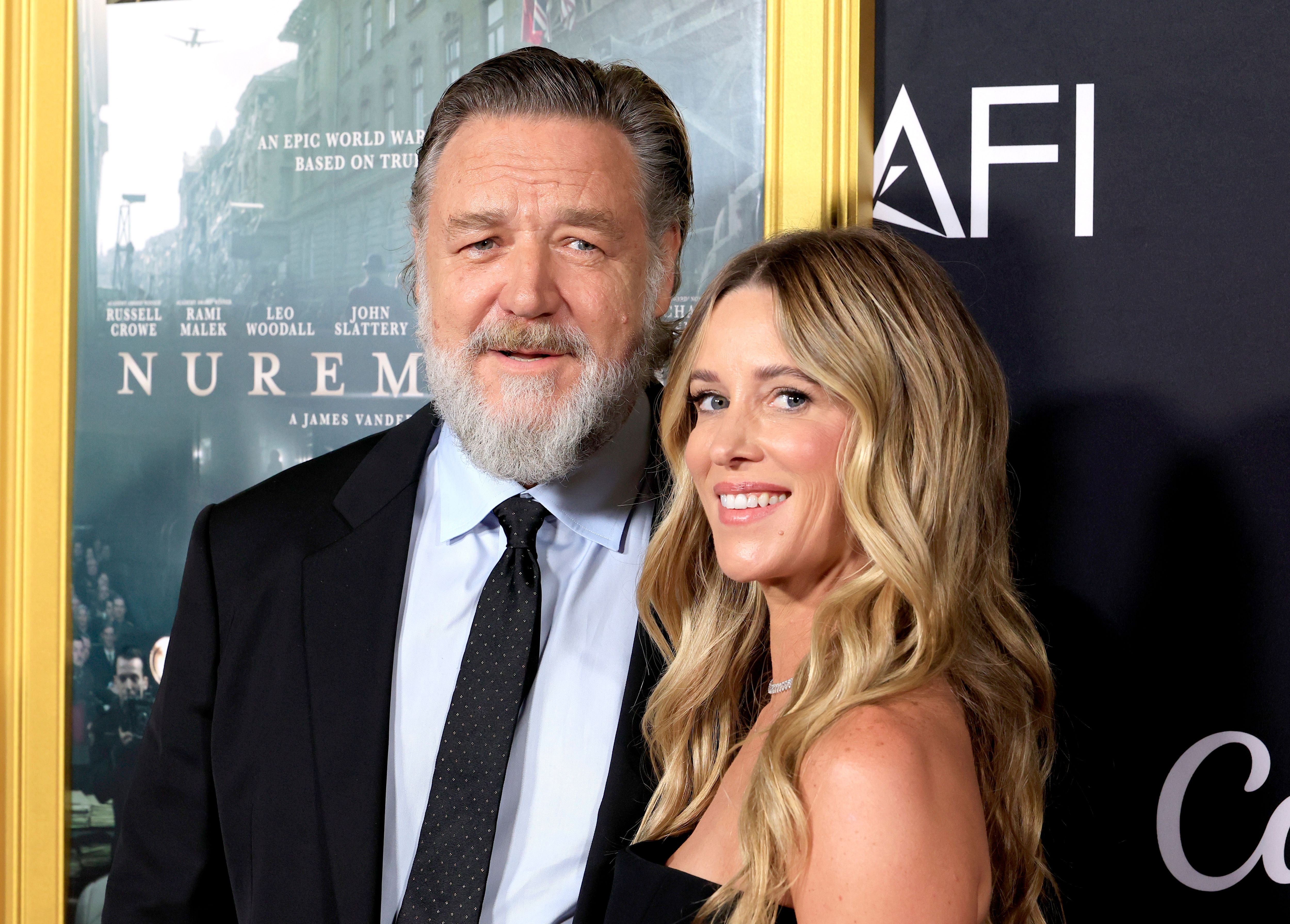 Russell Crowe and girlfriend Britney Theriot