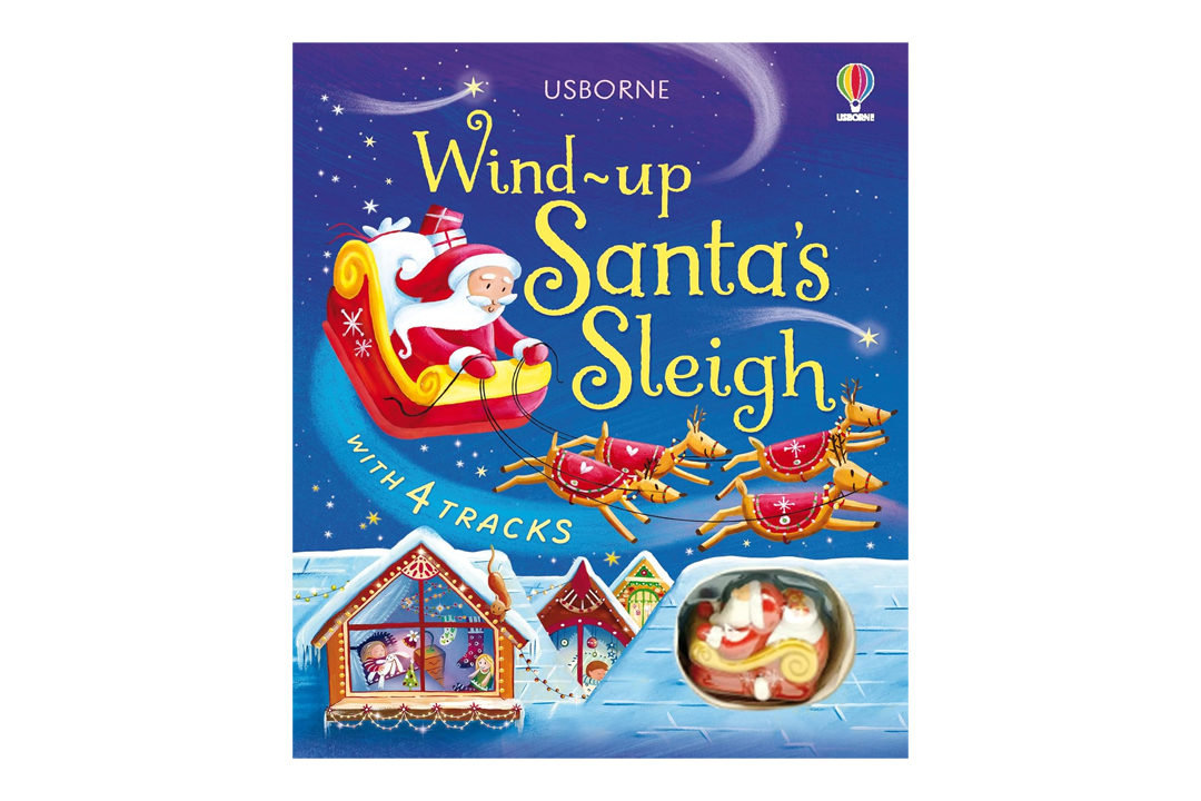 Best Christmas book for kids Indybest review ‘Wind Up Santa’s Sleigh’ by Fiona Watt, published by Usborne Publishing Ltd