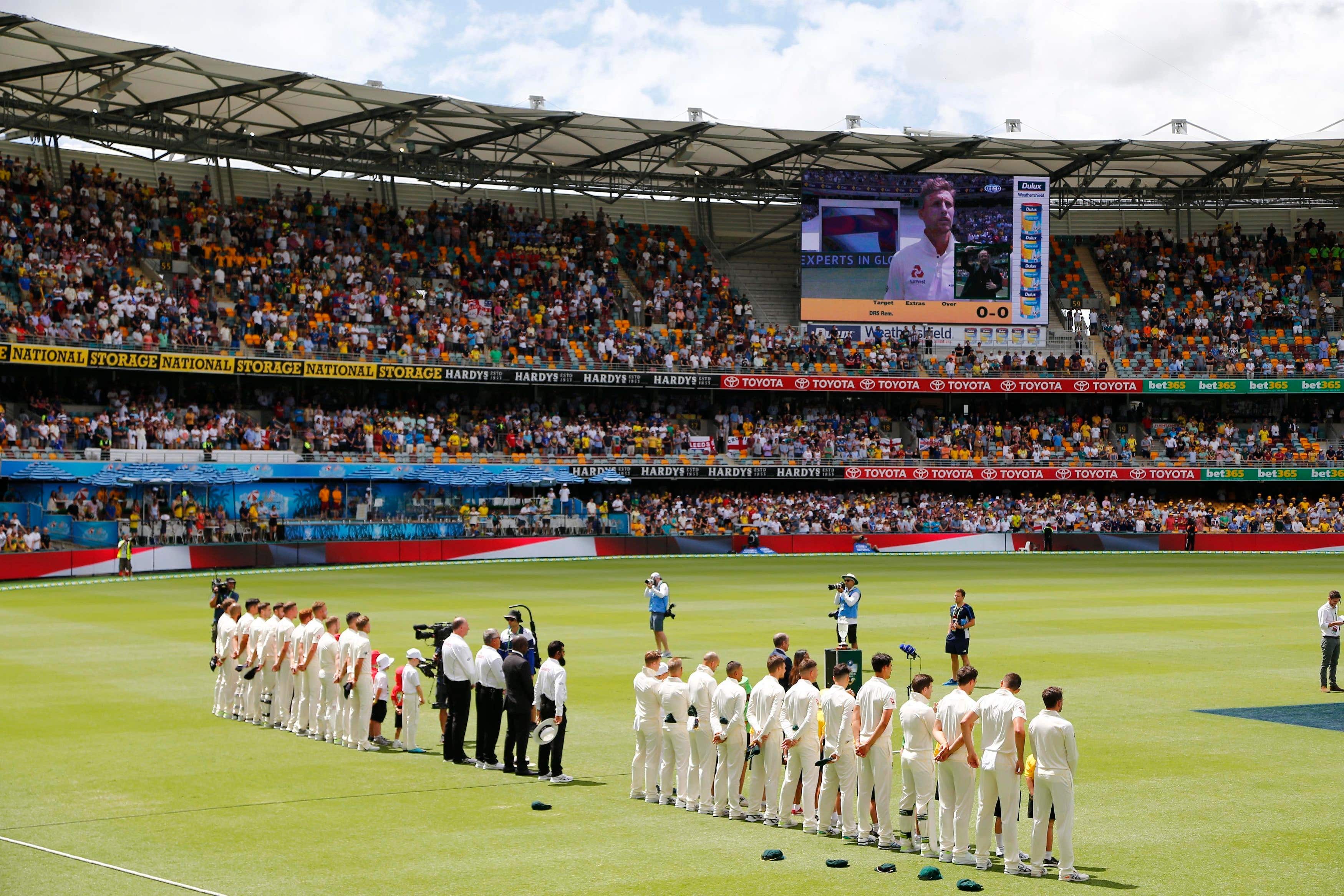 The Gabba has traditionally hosted the first Ashes Test, but that will not be the case this time around (Jason O’Brien/PA)
