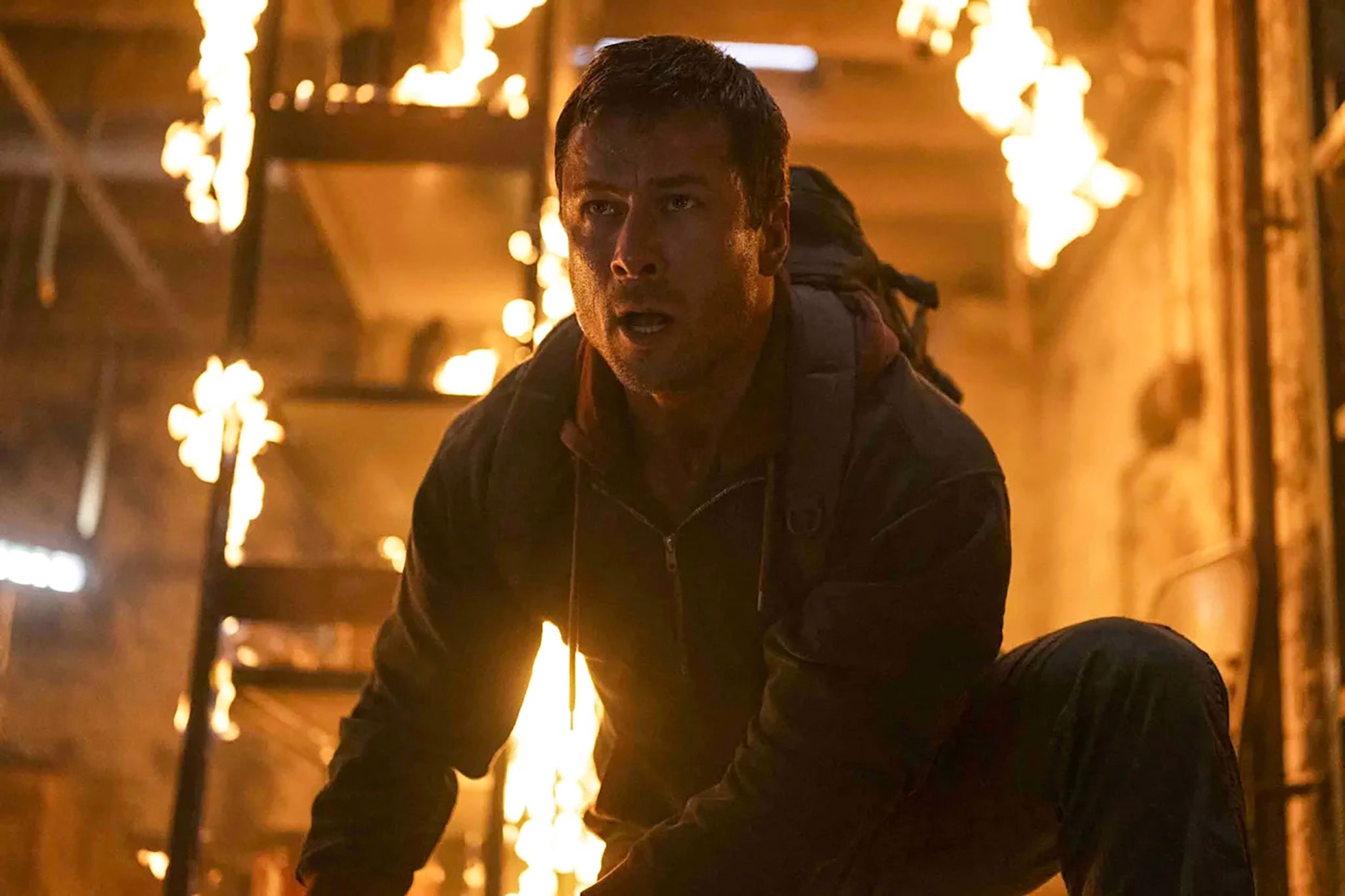 Glen Powell in Edgar Wright’s ‘The Running Man’