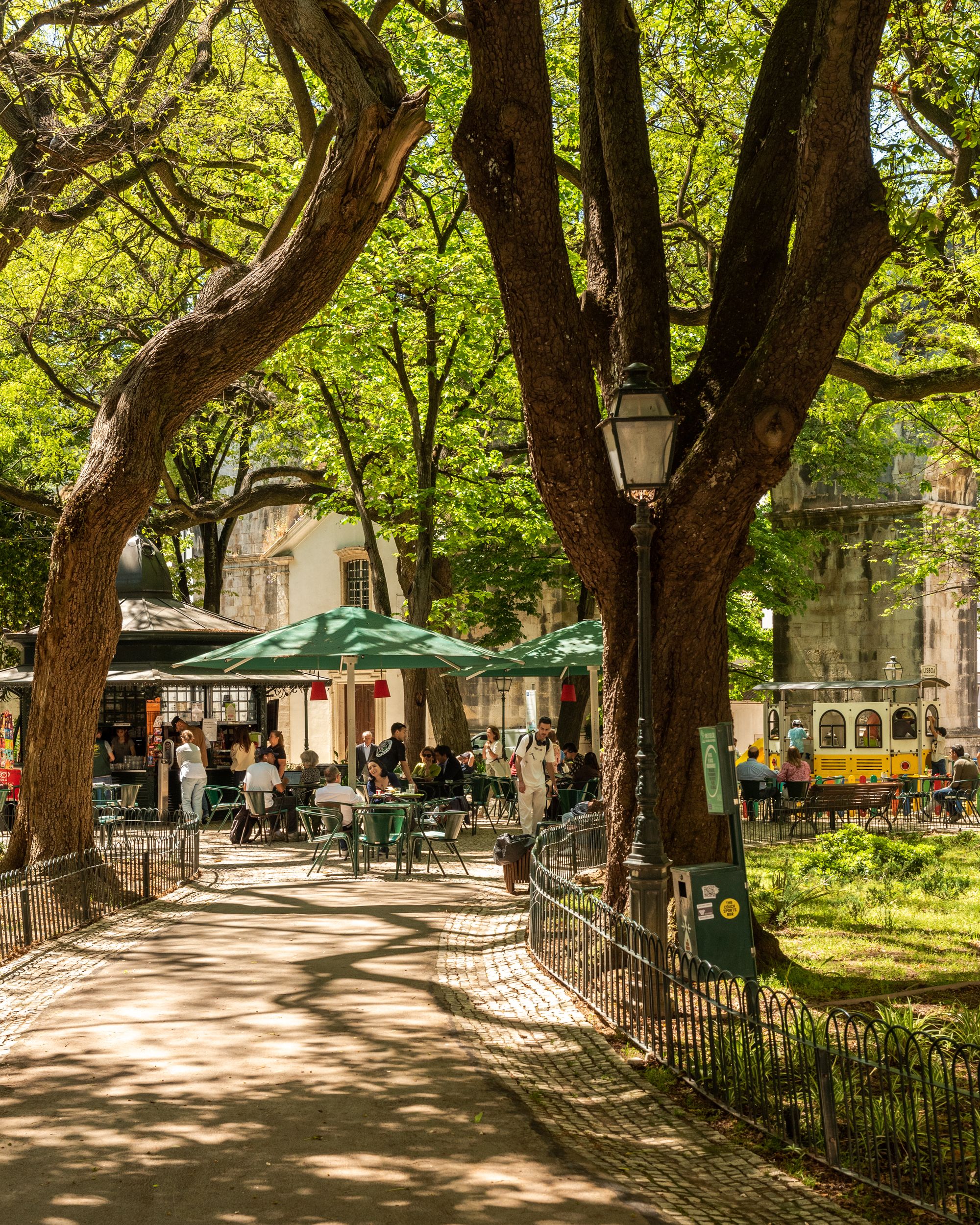 Jardim das Amoreiras is a popular gathering place for locals