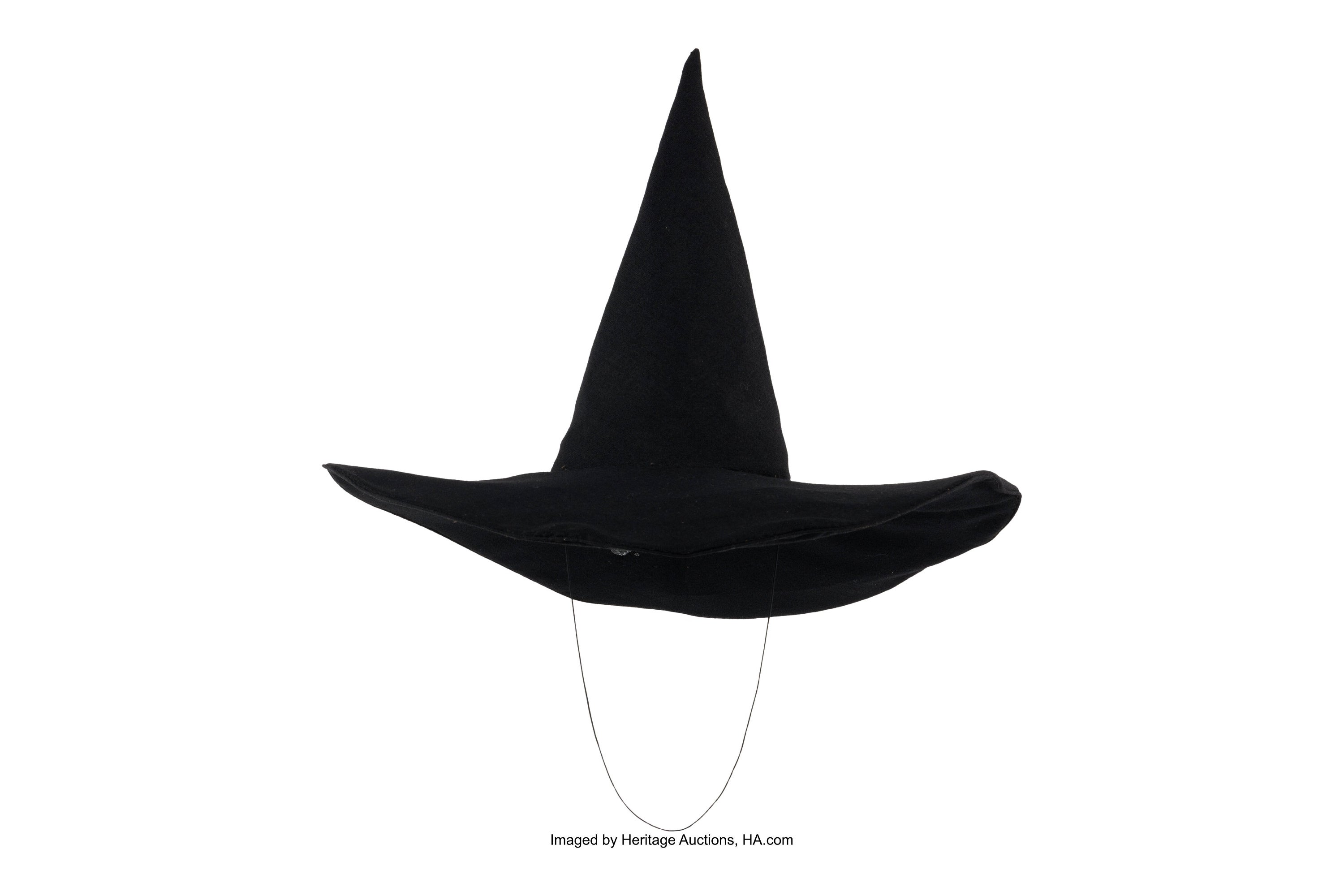 The hat worn by Margaret Hamilton in ‘The Wizard of Oz’