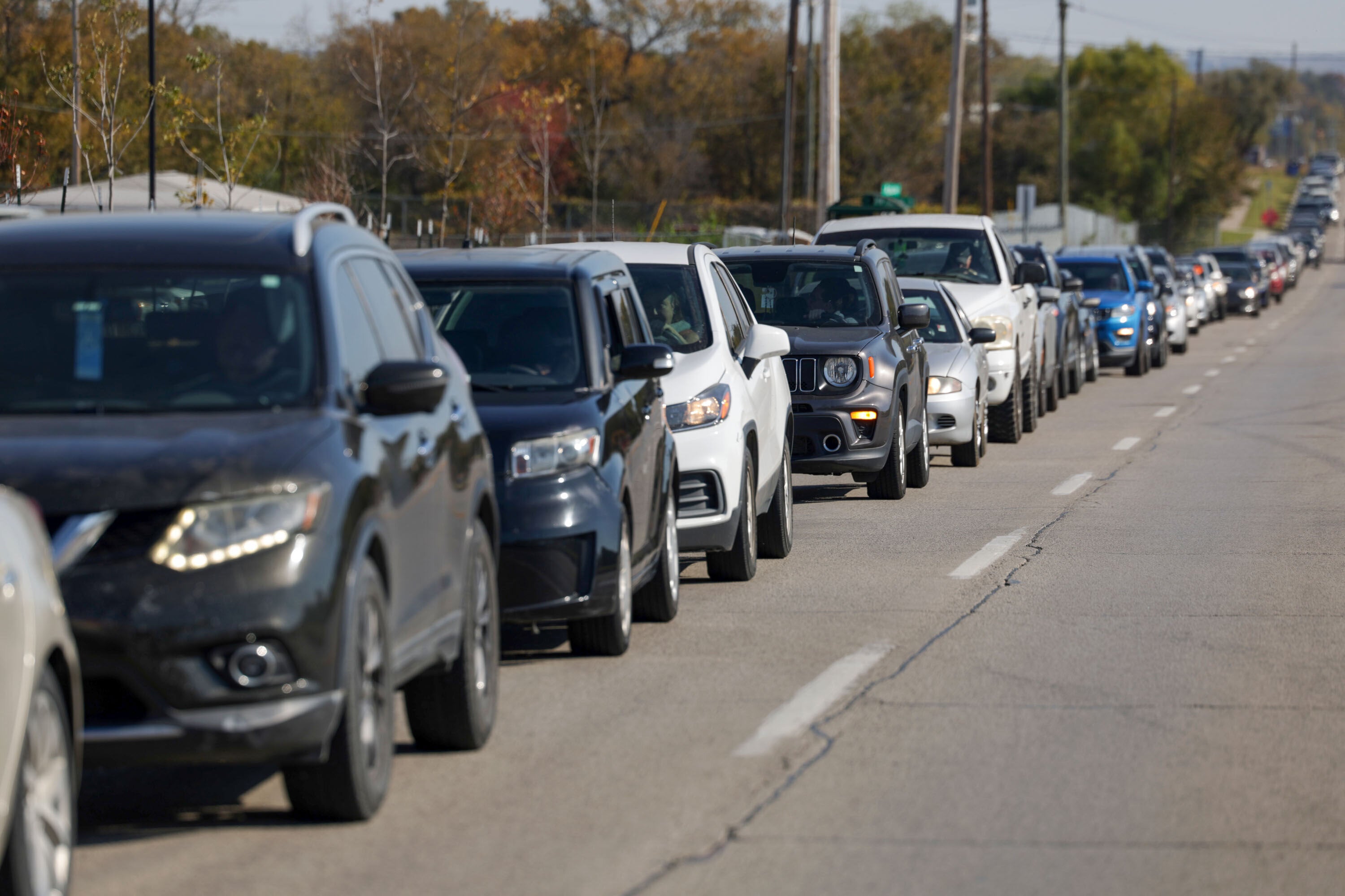Food banks and pantries, already stretched thin by the pandemic and growing food costs, are seeing a sharp increase in hungry families after the federal government refused to keep funding SNAP for November