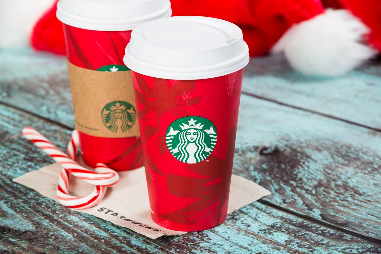 Starbucks may be restocking its viral holiday cups