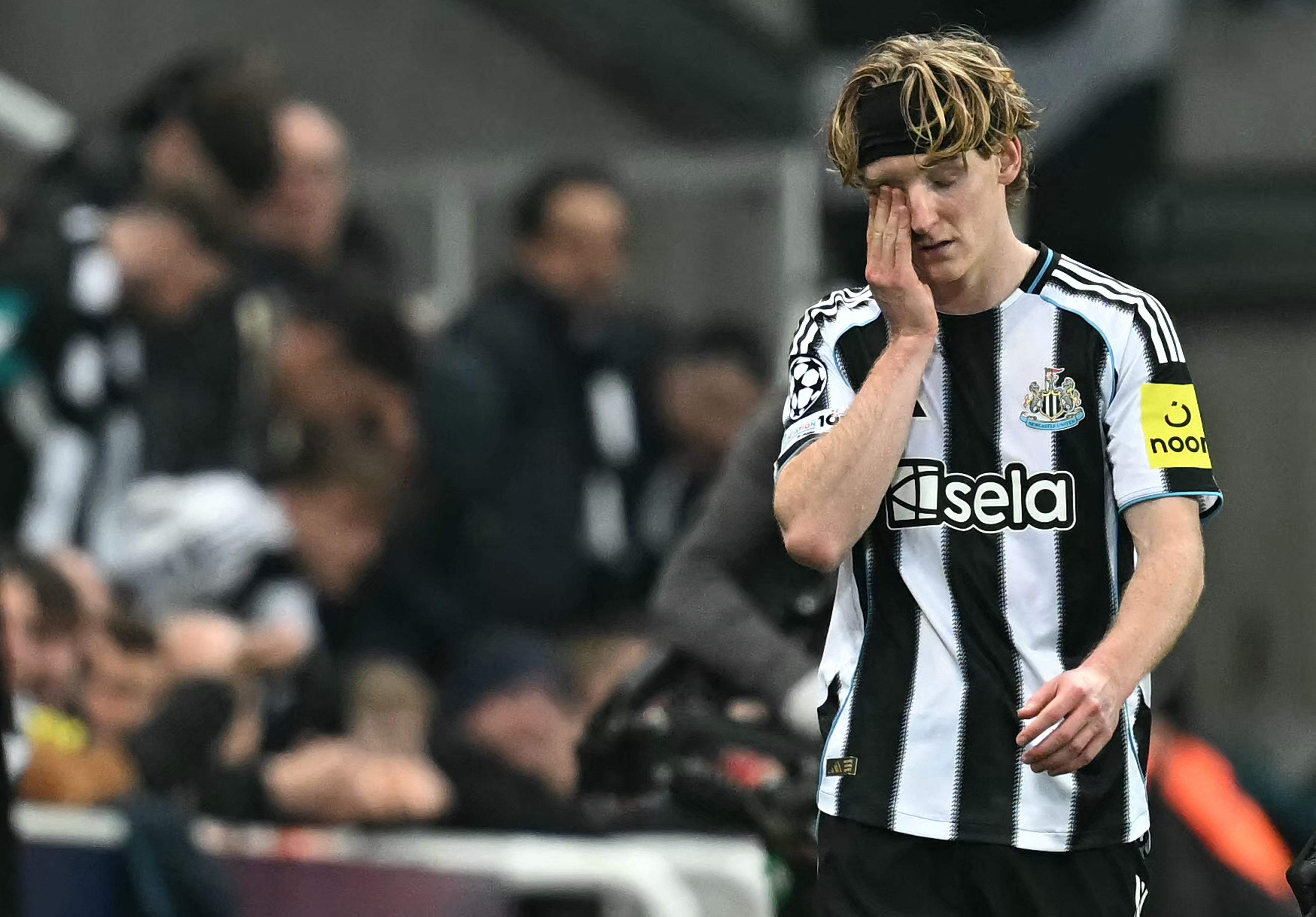 Anthony Gordon has withdrawn from the England squad