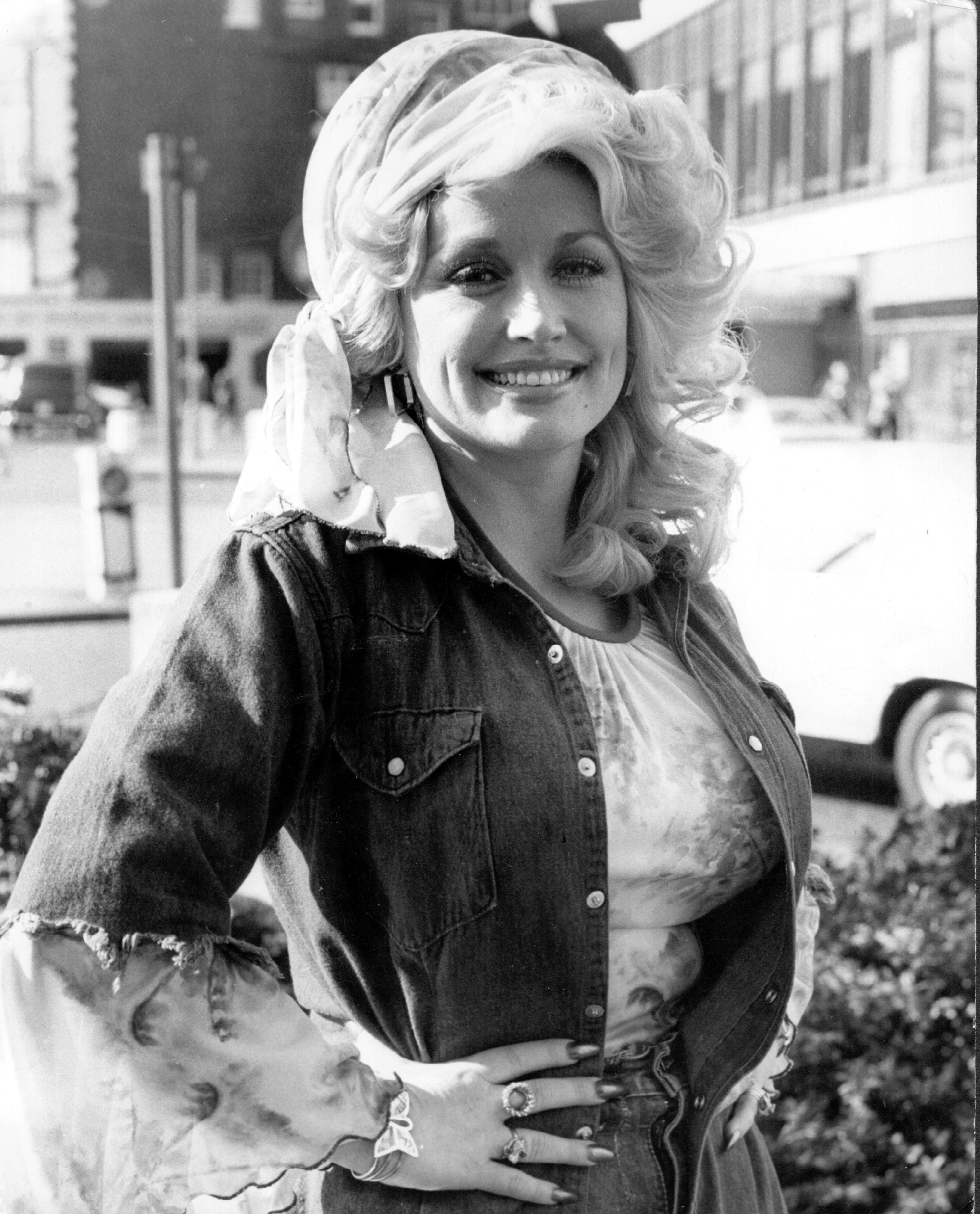 Dolly Parton in 1977, the year she released her 19th solo album, ‘Here You Come Again’