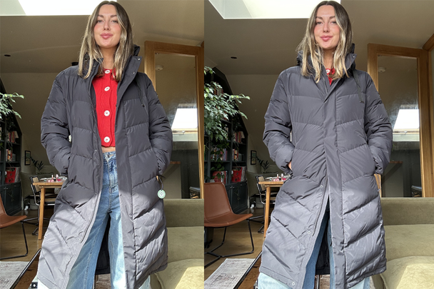 Best duvet coats IndyBest review Tog24 Raleigh women’s long insulated jacket