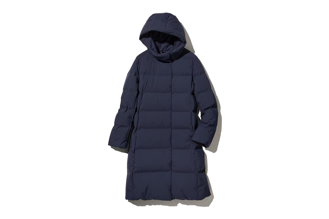 Best duvet coat Indybest review Uniqlo seamless down long coat