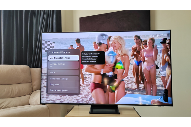 best TV indybest review Samsung QN73F neo QLED mini LED TV