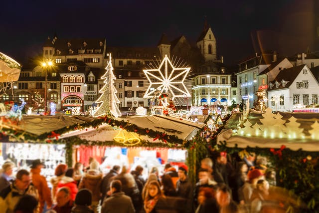 <p>The wintery fairs offer gluwein and stollen galore</p>