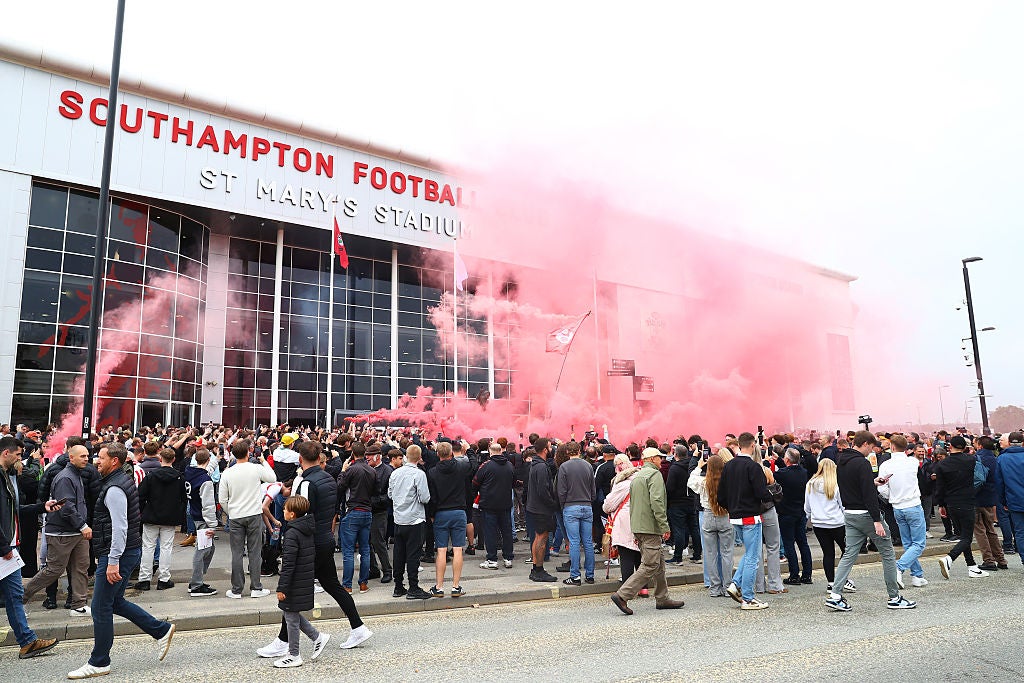 Southampton faced Portsmouth at St Mary’s for the first time in 13 years
