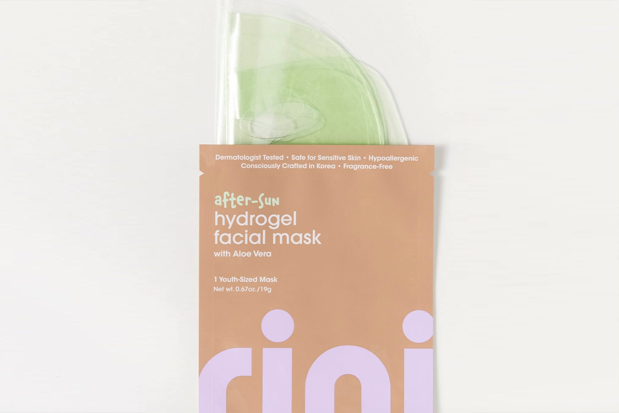 A máscara facial de hidrogel pós-sol da Rini custa £ 6